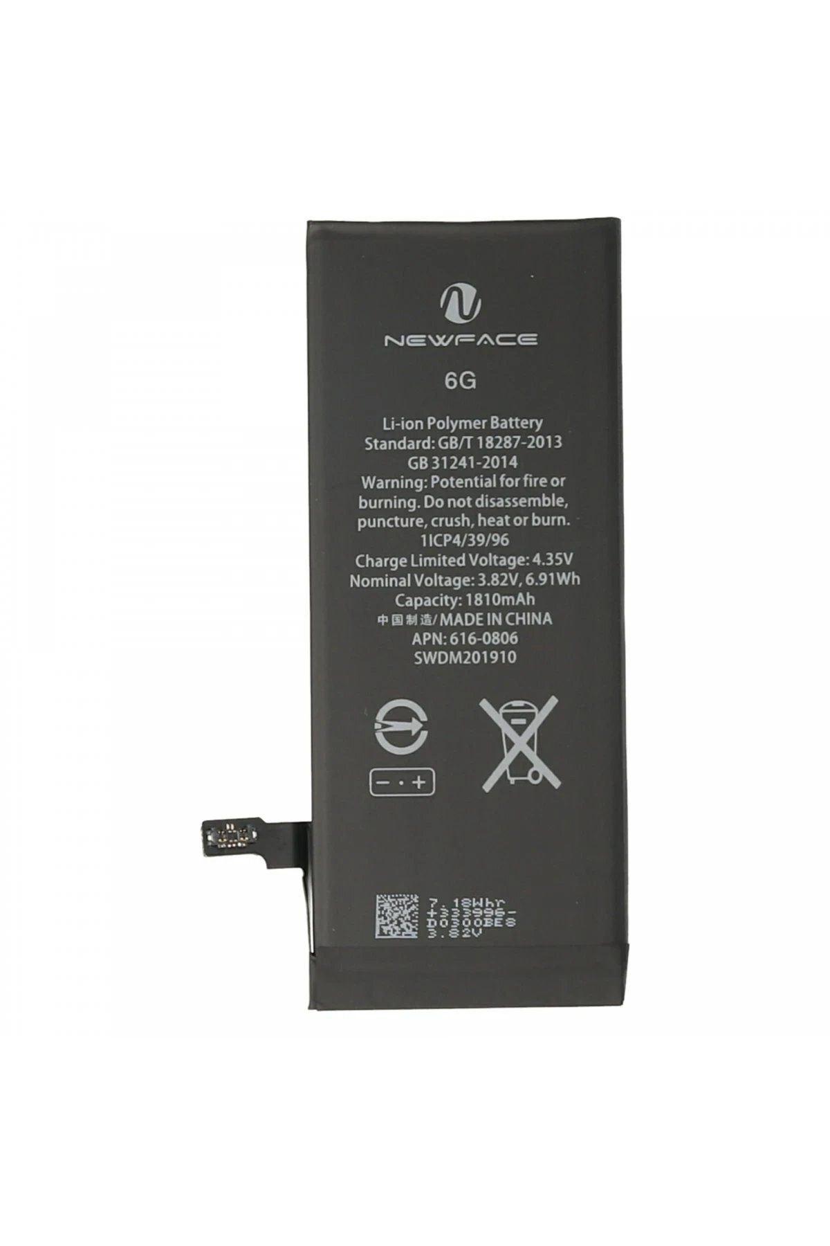 CepteToptan Newface iPhone 6 Uyumlu Batarya (1900mAh)