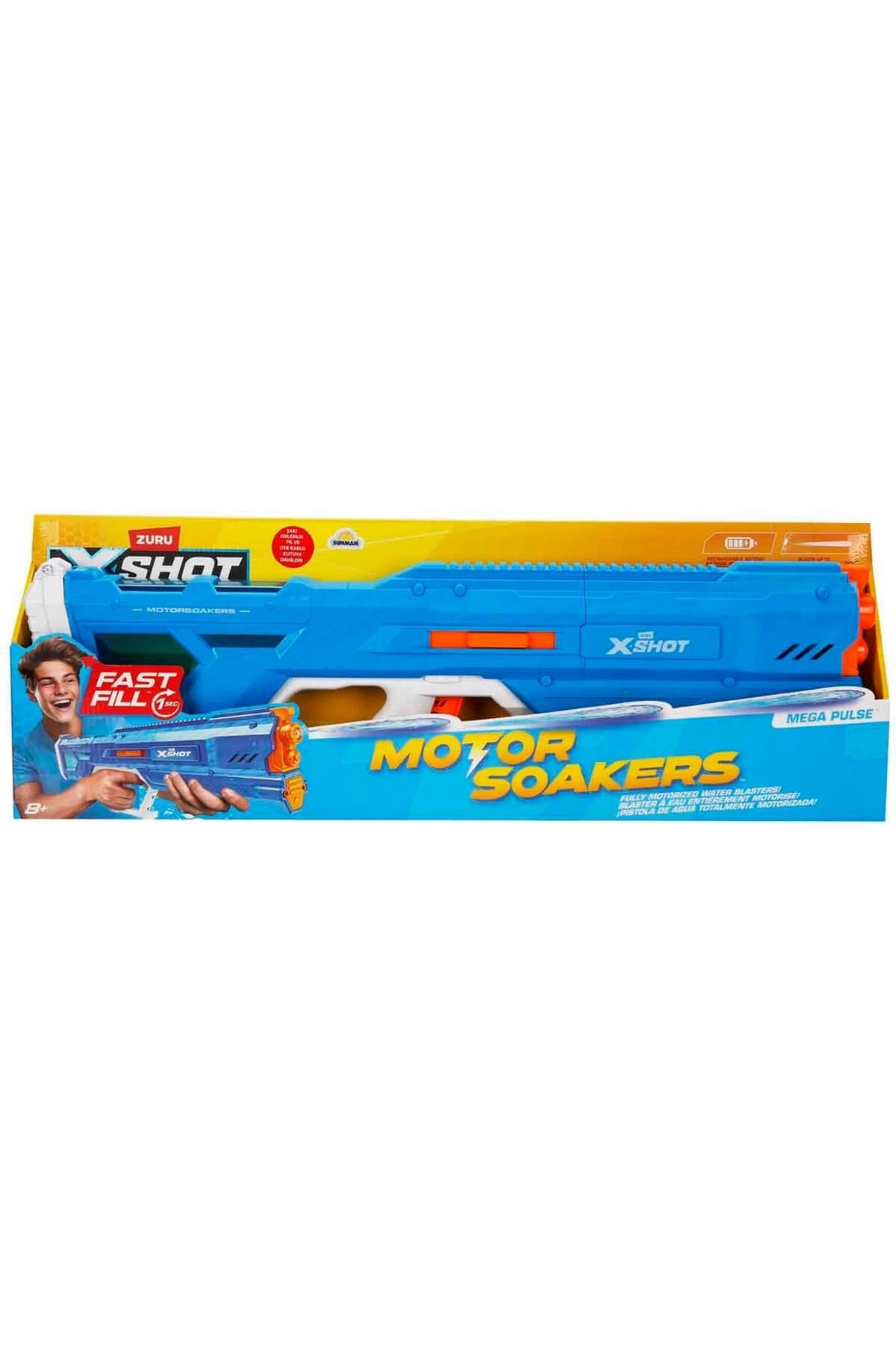 TOYFEST X-Shot Fast-Fill Motor Soakers Mega Pulse Su Tabancası 68