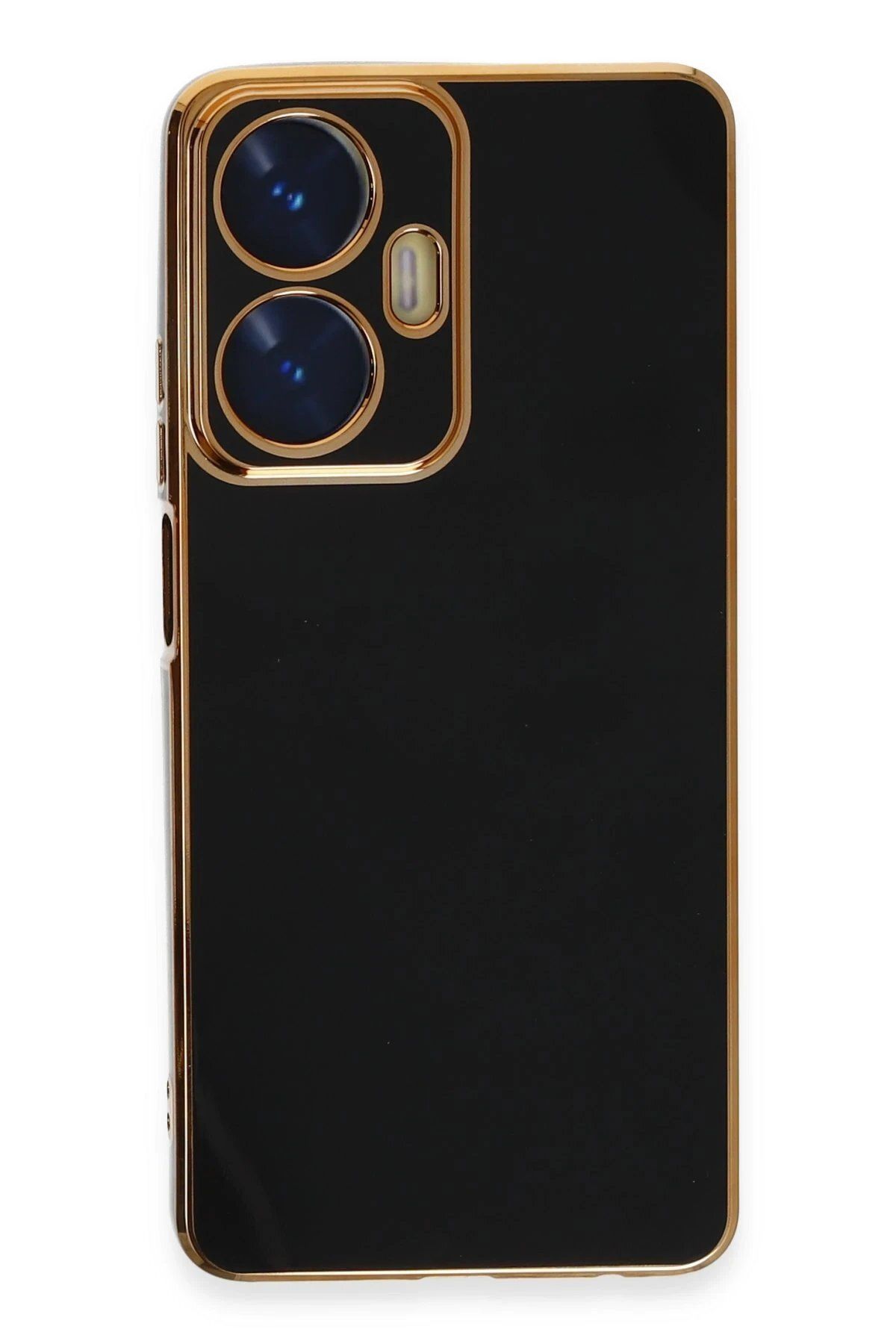 nerede bulurum Newface Realme C55 Kılıf Volet Silikon - Siyah