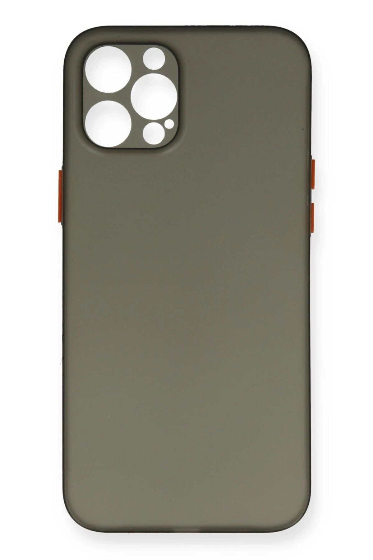 nerede bulurum Newface iPhone 12 Pro Max Kılıf PP Ultra İnce Kapak - Gri
