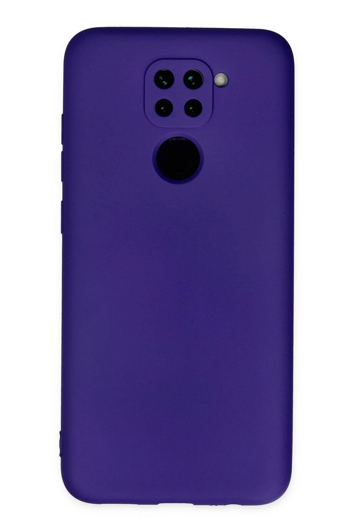 CepteToptan Newface Xiaomi Redmi Note 9 Kılıf Nano içi Kadife Silikon - Mor