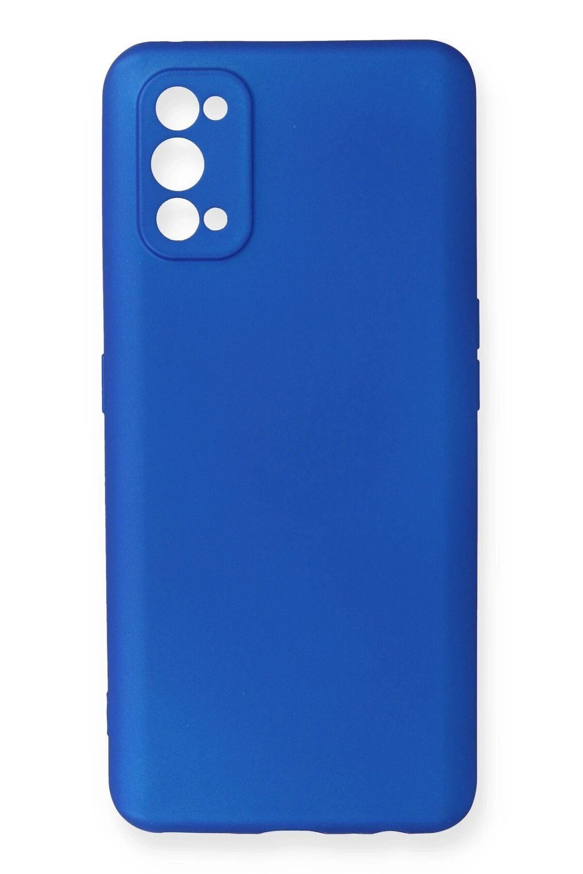 CepteToptan Newface Realme 7 Pro Kılıf First Silikon - Mavi