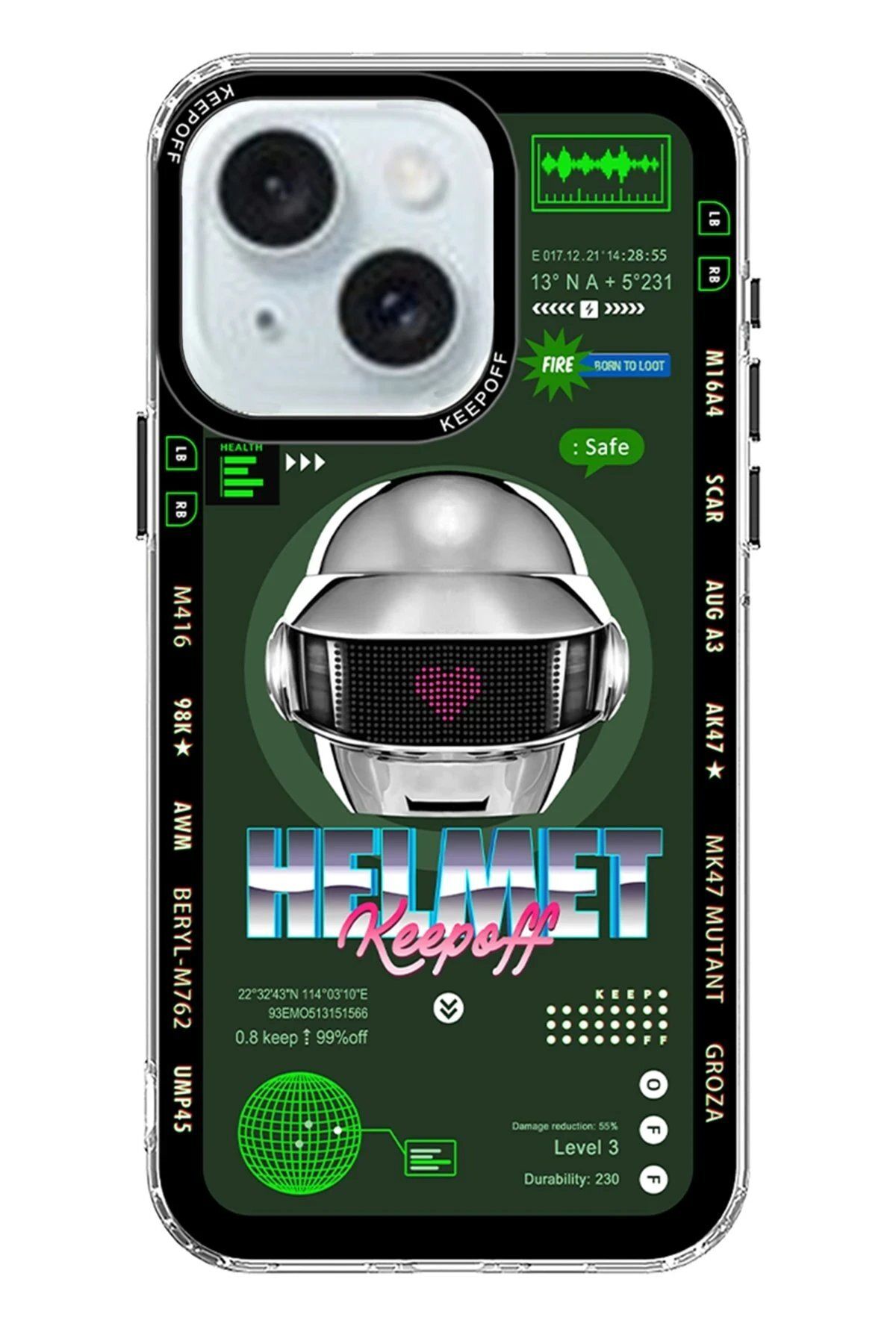 CepteToptan Keep Off iPhone 15 Parallel Space Time Magsafe Kapak - Metal Confession