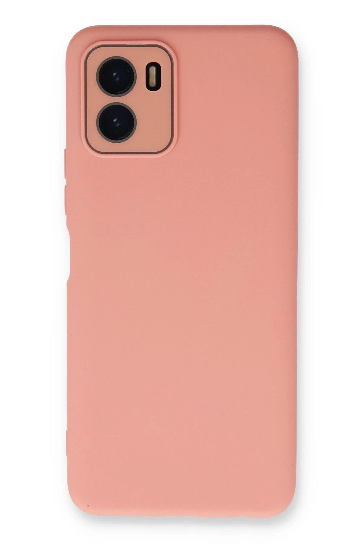 nerede bulurum Newface Vivo Y15S Kılıf Lansman Glass Kapak - Pembe