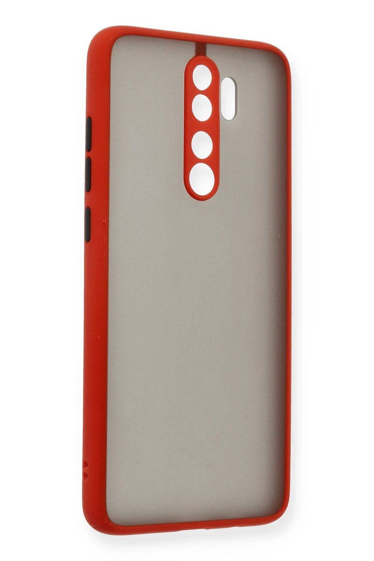 CepteToptan Newface Xiaomi Redmi Note 8 Pro Kılıf Montreal Silikon Kapak - Kırmızı
