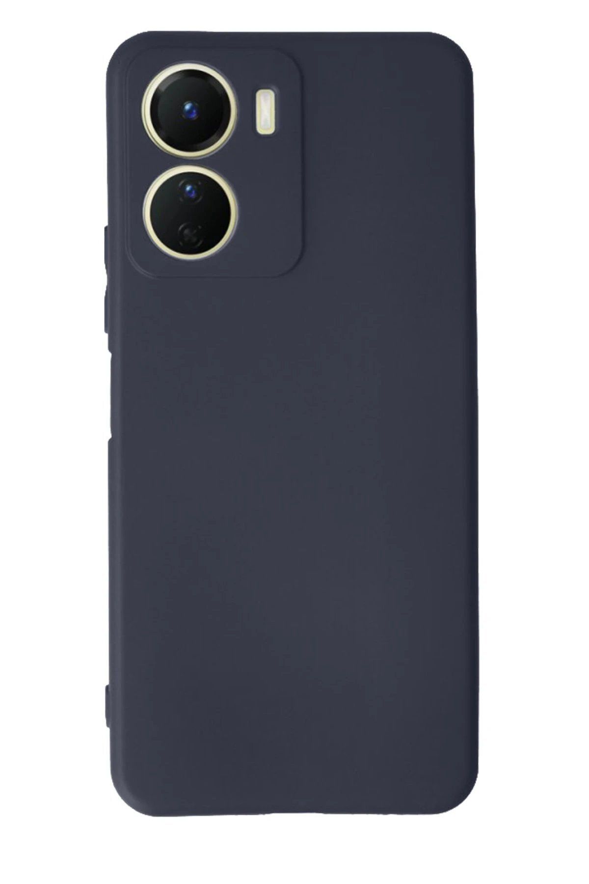 CepteToptan Newface Vivo Y16 Kılıf First Silikon - Lacivert