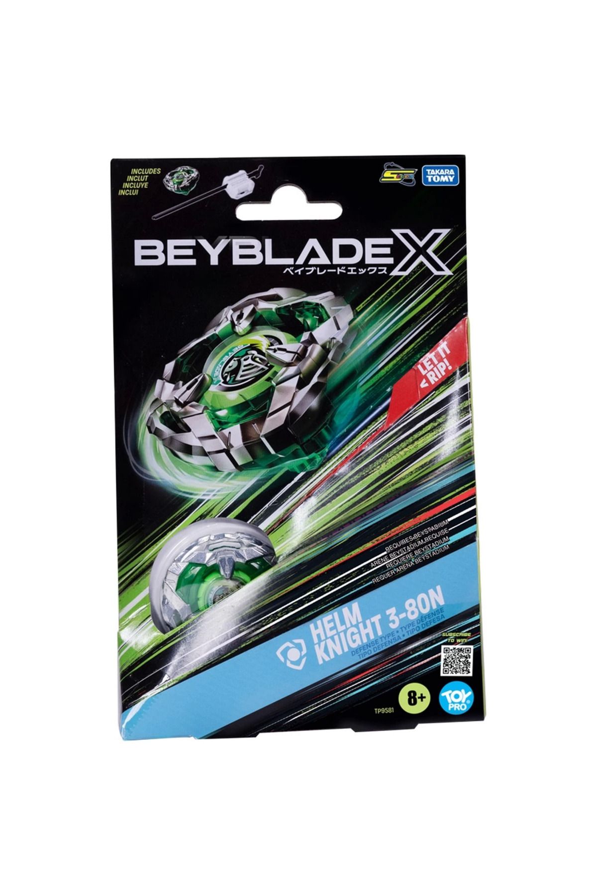 TOYFEST Beyblade 1'li Set Helm Knight 3-80N