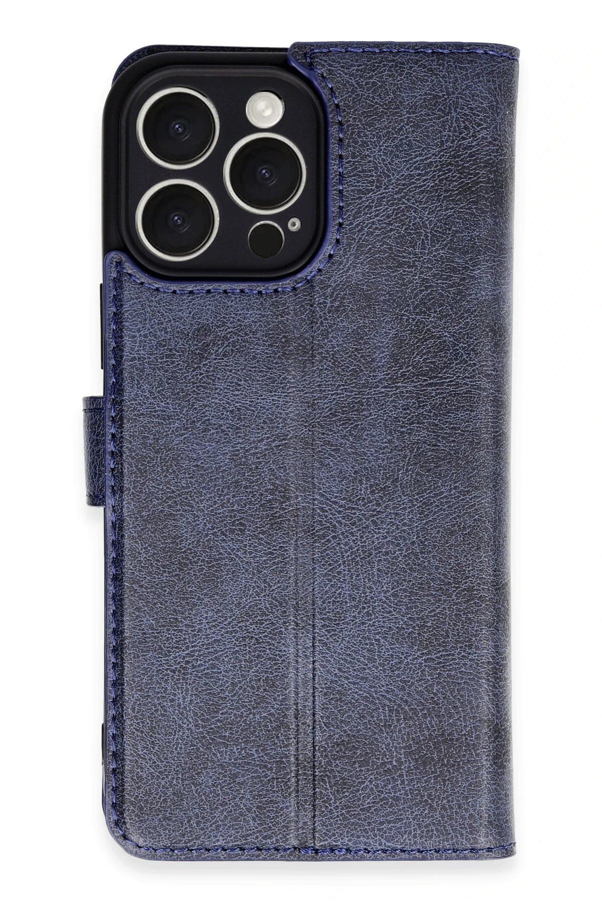 CepteToptan Newface iPhone 16 Pro Max Kılıf Trend S Plus Kapaklı Kılıf - Lacivert