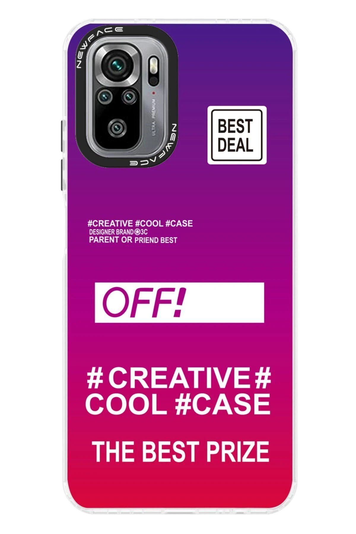 Toptan Bulurum Newface Xiaomi Redmi Note 10 Kılıf Estoril Desenli Kapak - Estoril - 9
