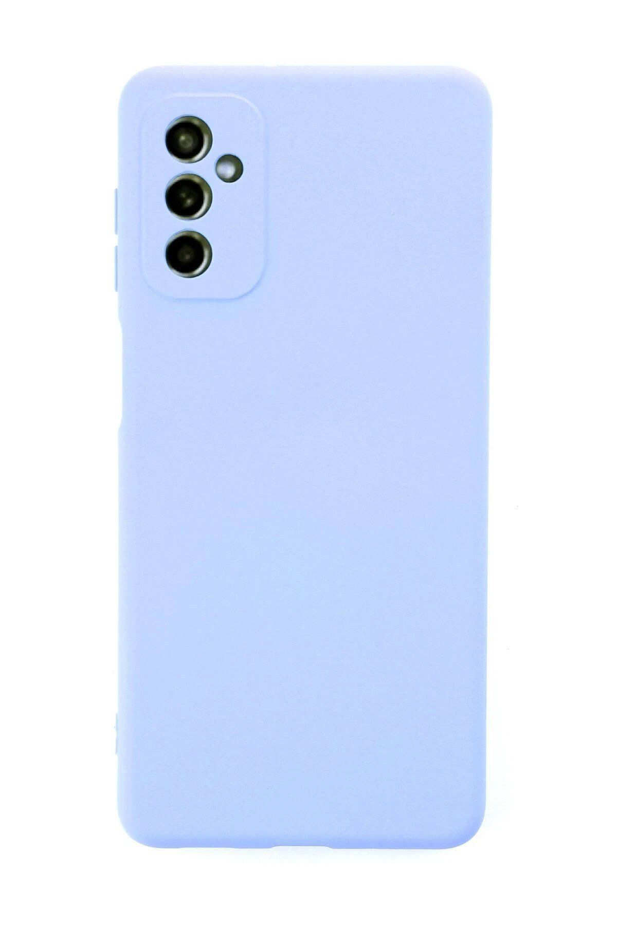 CepteToptan Newface Samsung Galaxy M52 5G Kılıf Nano içi Kadife Silikon - Lila