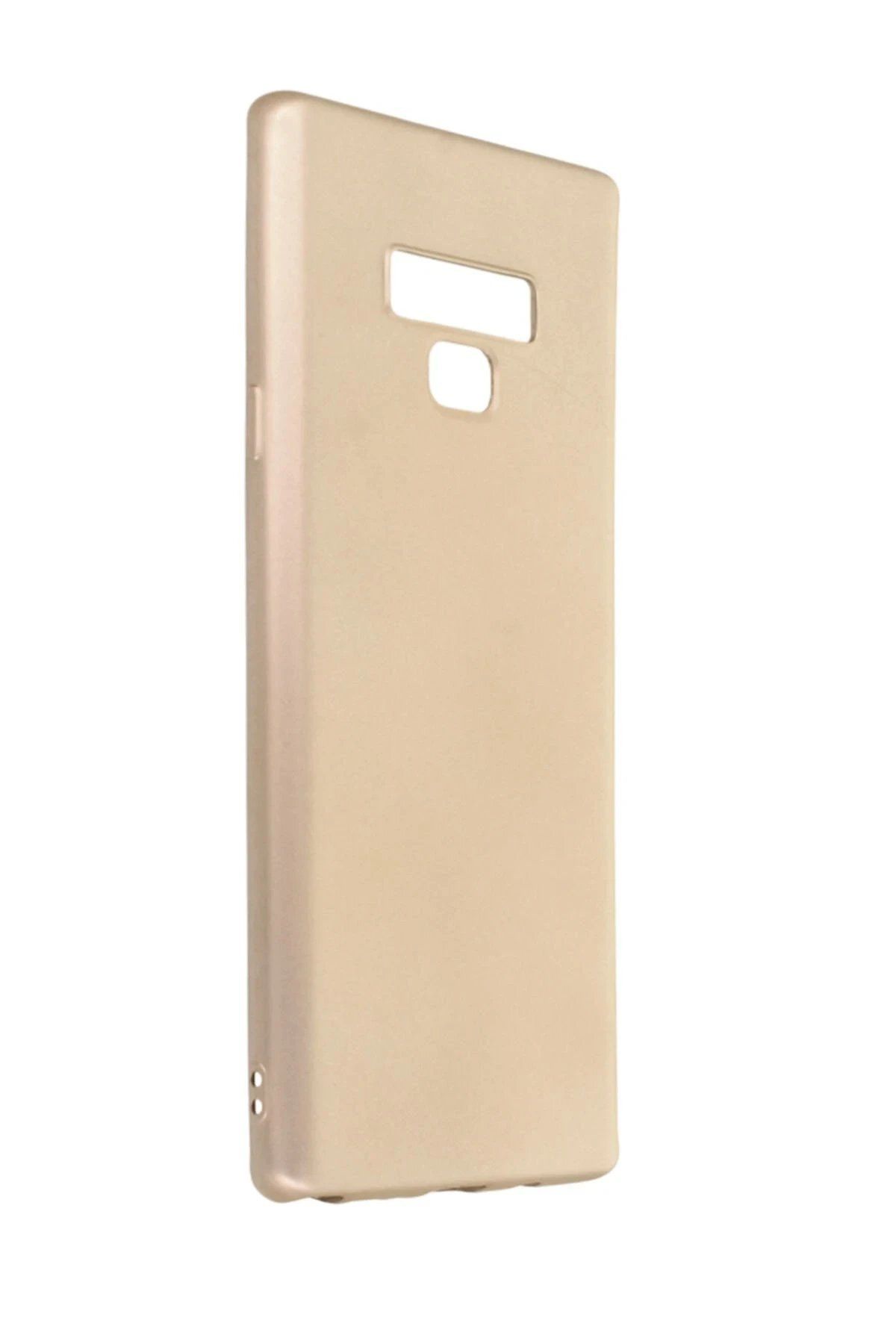 CepteToptan Newface Samsung Galaxy Note 9 Kılıf First Silikon - Gold