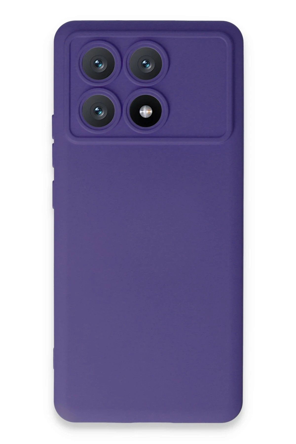 CepteToptan Newface Xiaomi Poco X6 Pro Kılıf Nano içi Kadife Silikon - Mor
