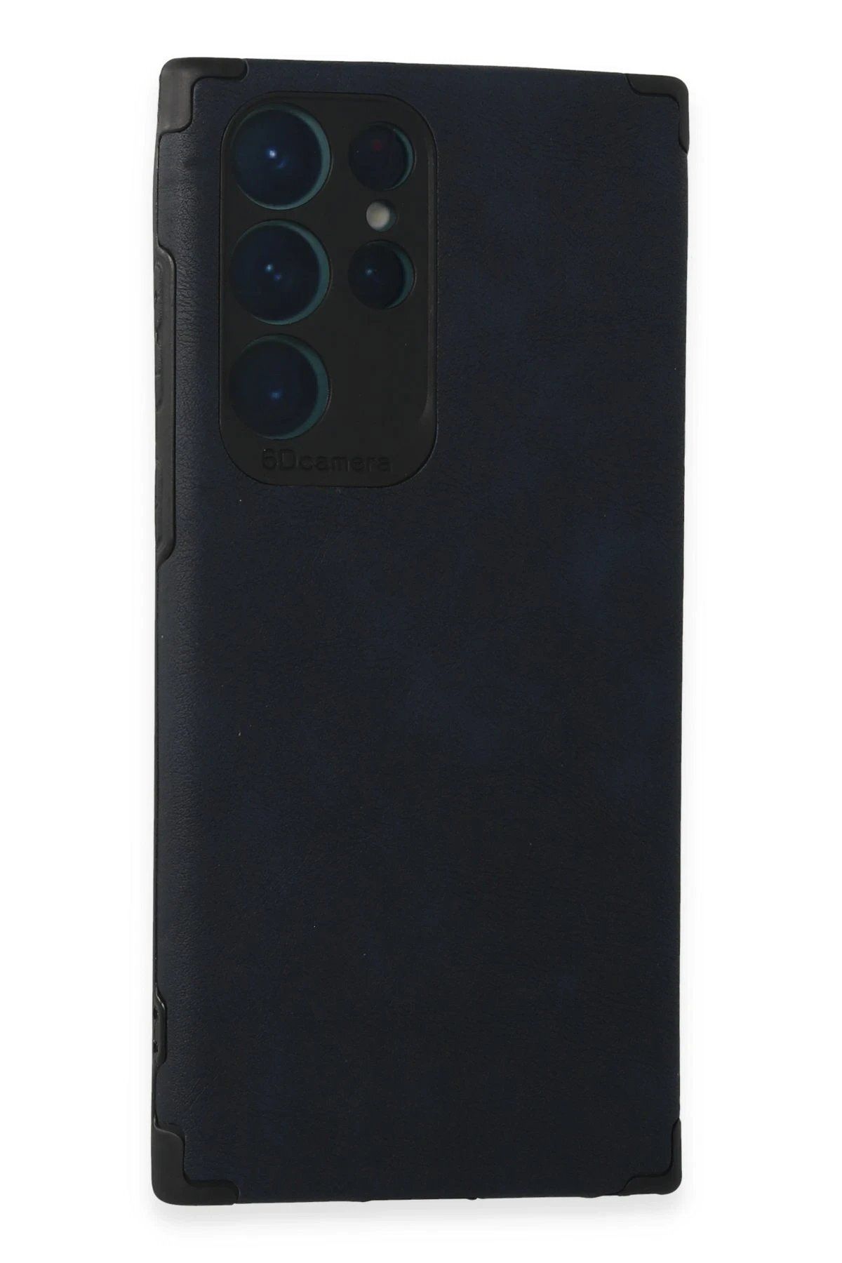 CepteToptan Newface Samsung Galaxy S22 Ultra Kılıf Loop Deri Silikon - Lacivert