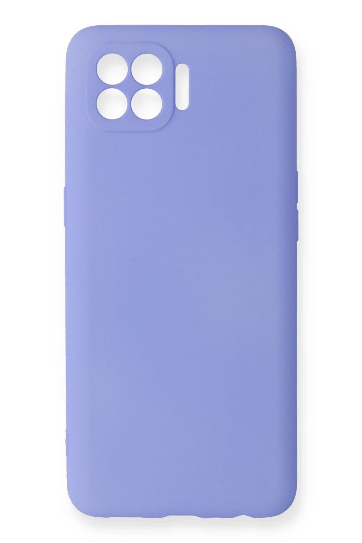 CepteToptan Newface Oppo Reno 4 Lite Kılıf First Silikon - Lila