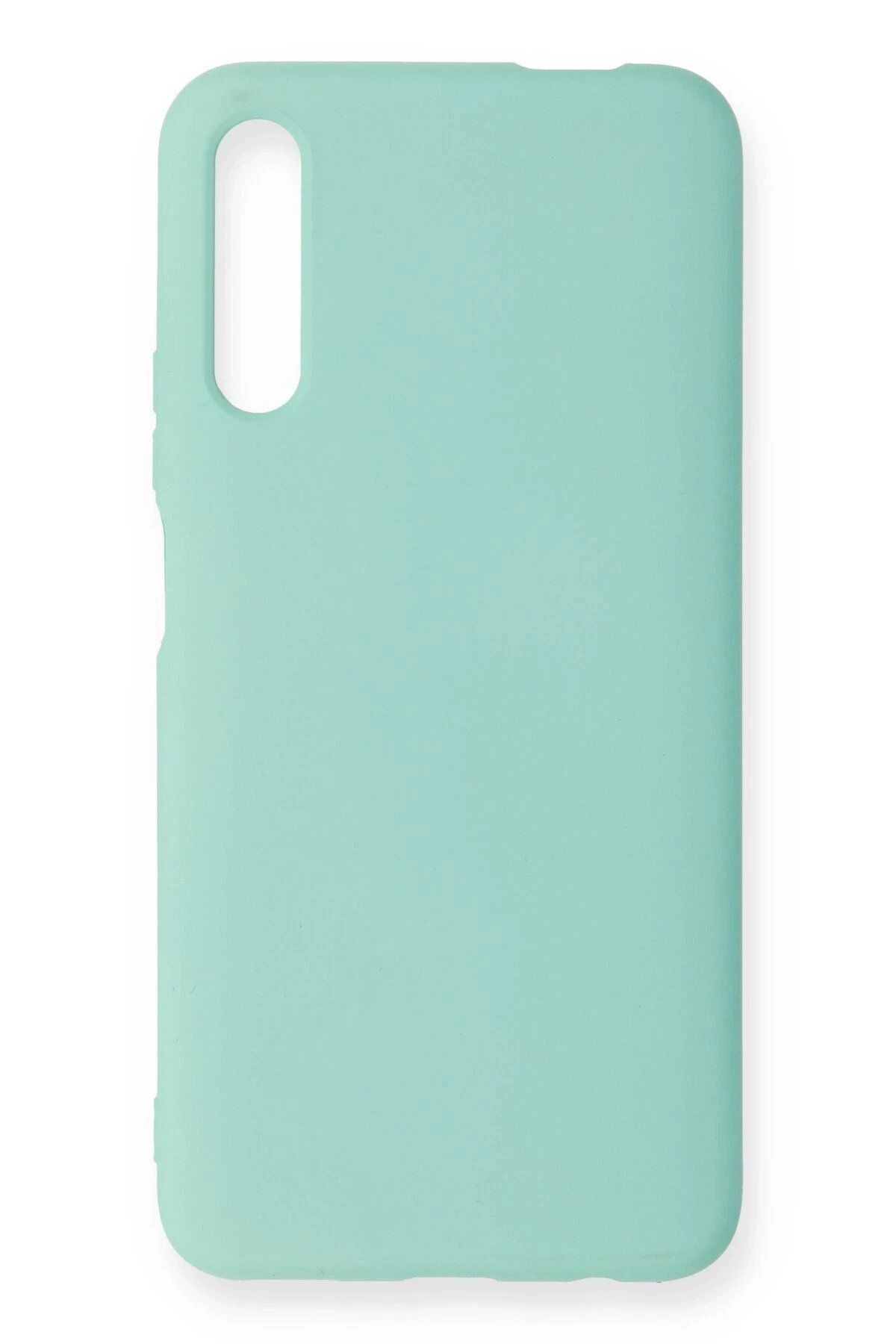 CepteToptan Newface Huawei P Smart Pro / Y9S Kılıf Nano içi Kadife Silikon - Turkuaz