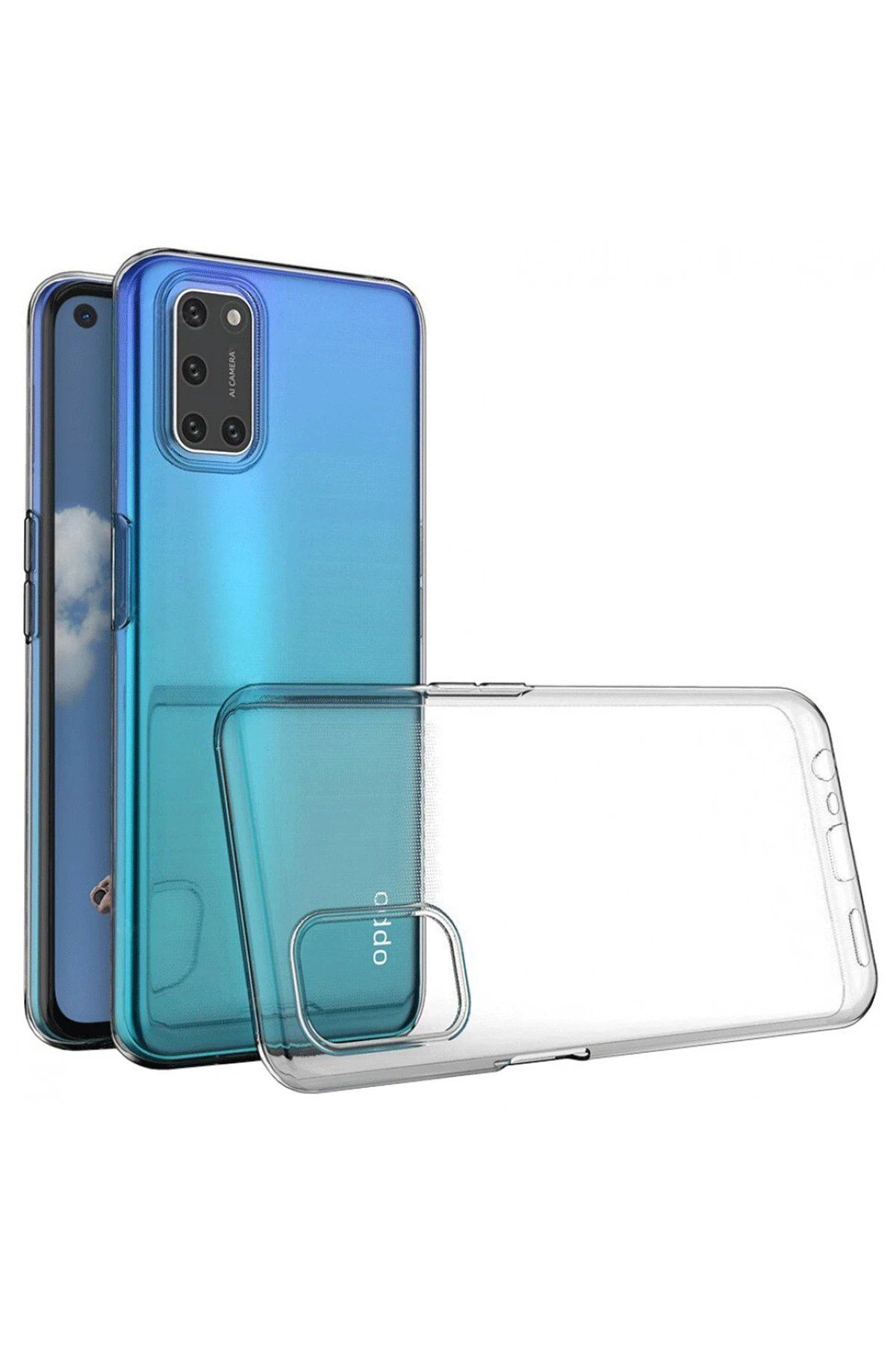CepteToptan Newface Oppo A52 Kılıf Lüx Şeffaf Silikon