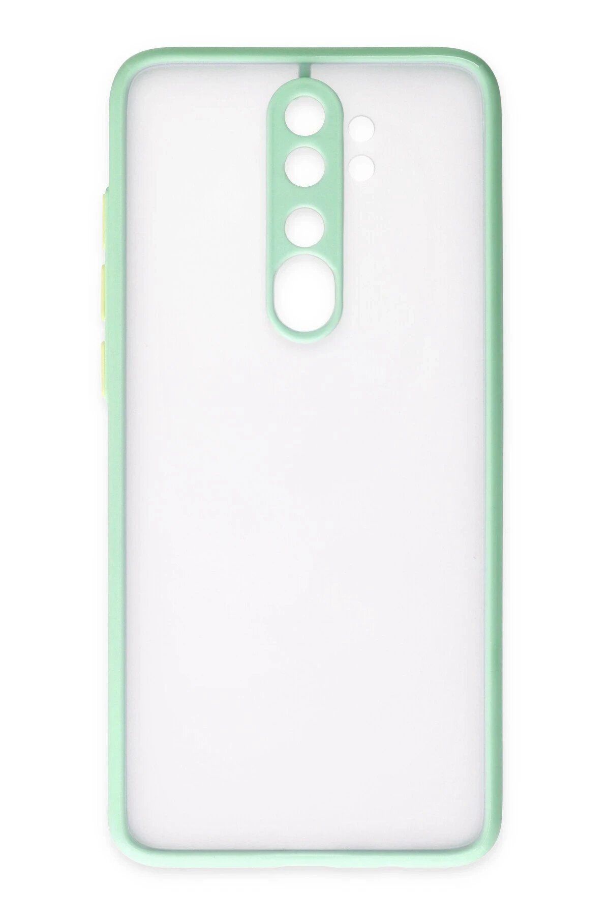 CepteToptan Newface Xiaomi Redmi Note 8 Pro Kılıf Montreal Silikon Kapak - Turkuaz