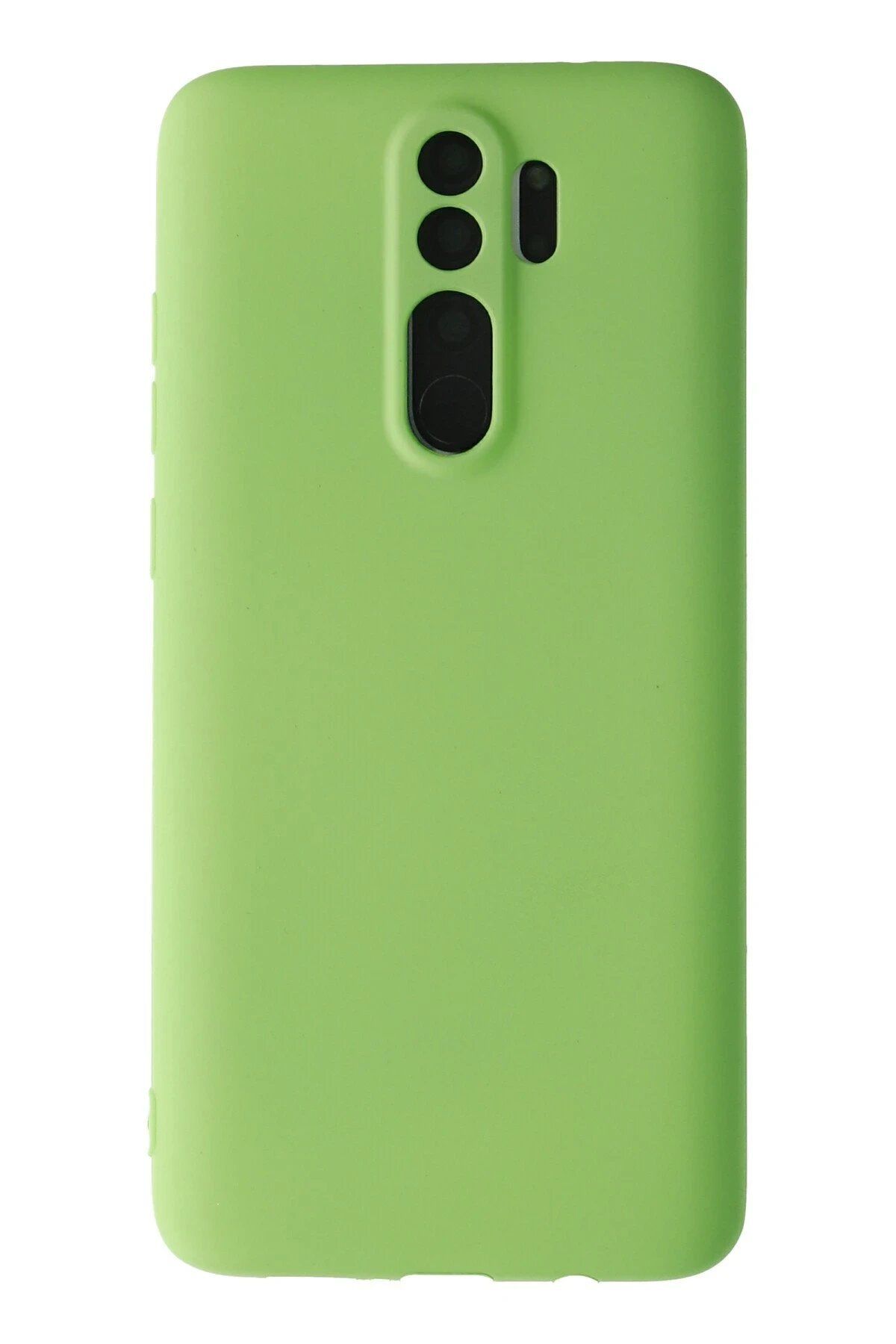 CepteToptan Newface Xiaomi Redmi Note 8 Pro Kılıf First Silikon - Yeşil