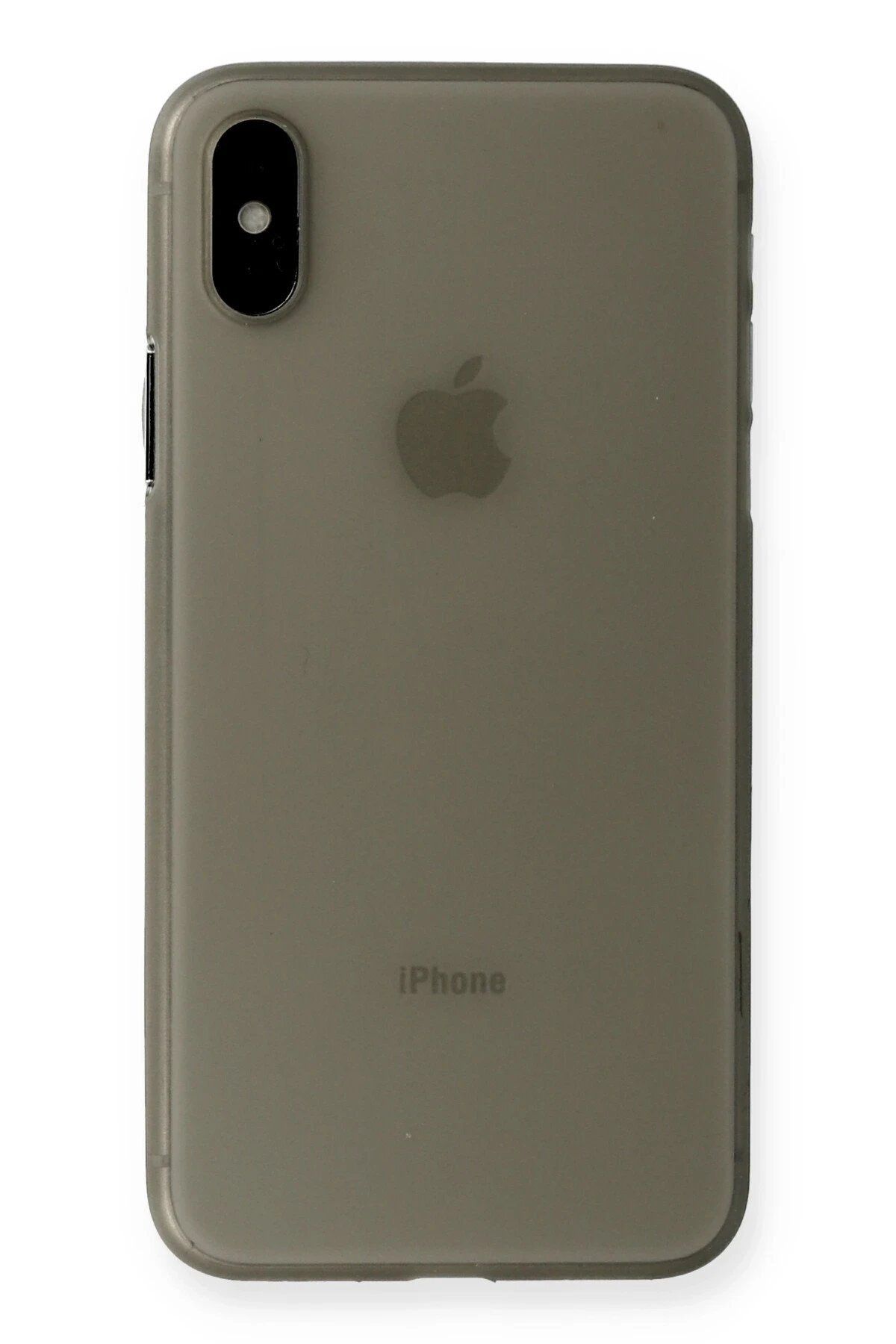 CepteToptan Newface iPhone XS Max Kılıf PP Ultra İnce Kapak - Gri