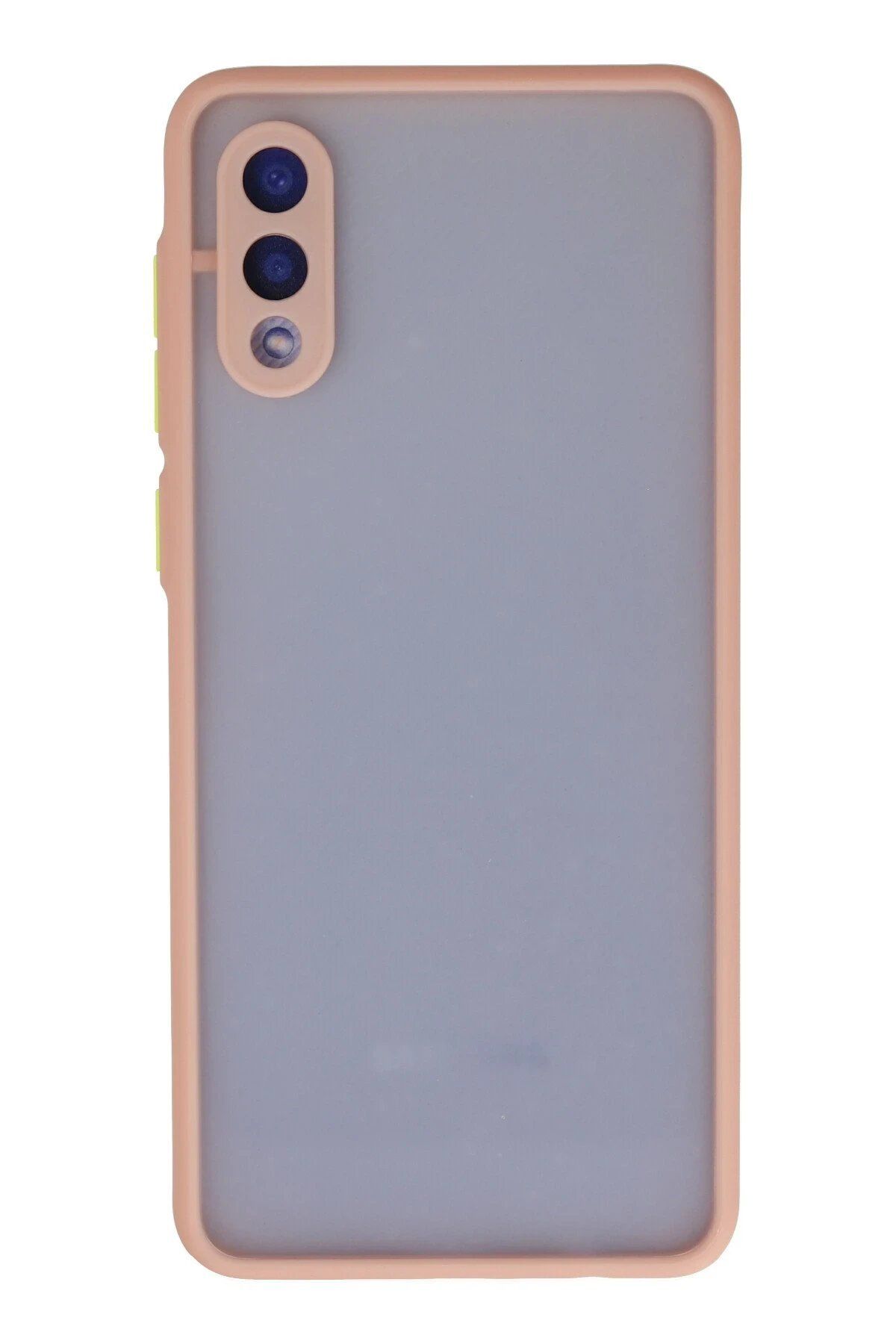 CepteToptan Newface Samsung Galaxy A02 Kılıf Montreal Silikon Kapak - Pembe