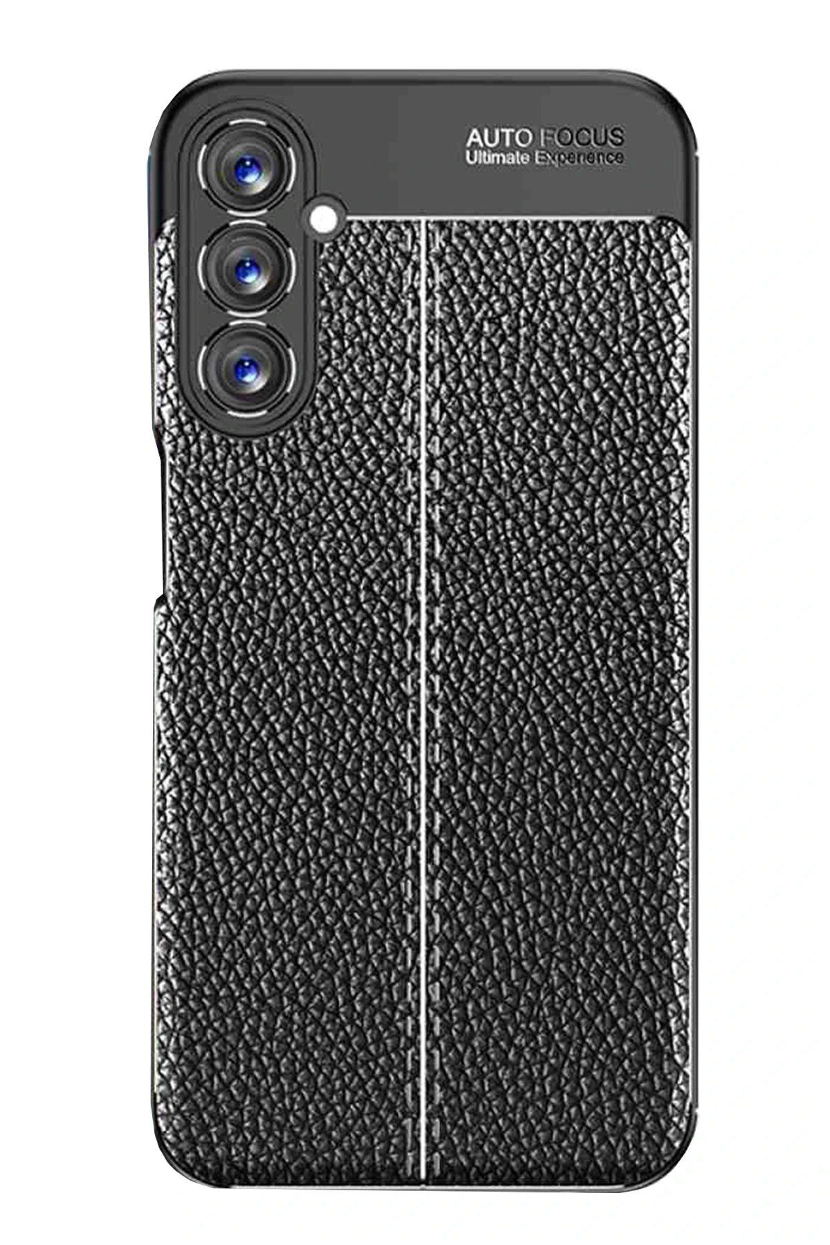CepteToptan Newface Samsung Galaxy A05S Kılıf Auto Focus Kapak - Siyah