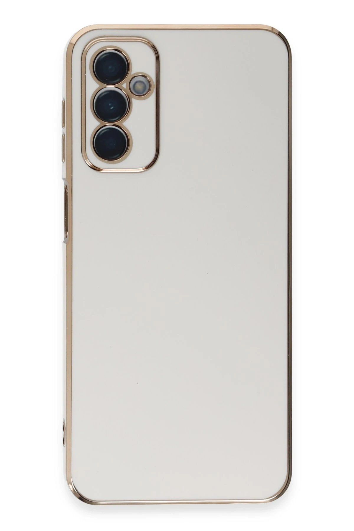 CepteToptan Newface Samsung Galaxy A14 4G Kılıf Volet Silikon - Beyaz