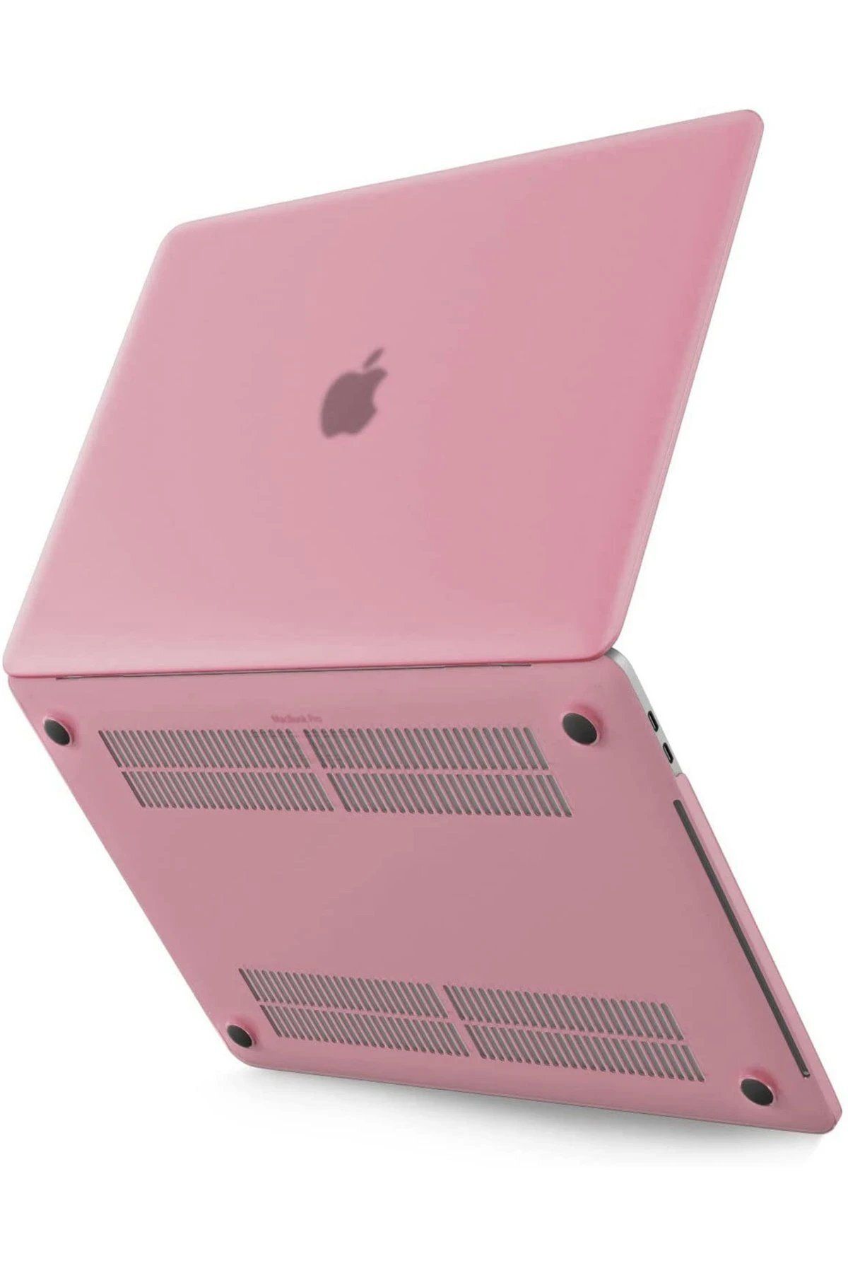 CepteToptan Newface Macbook Pro 13 2020 Macbook Buzlu Kapak - Pembe