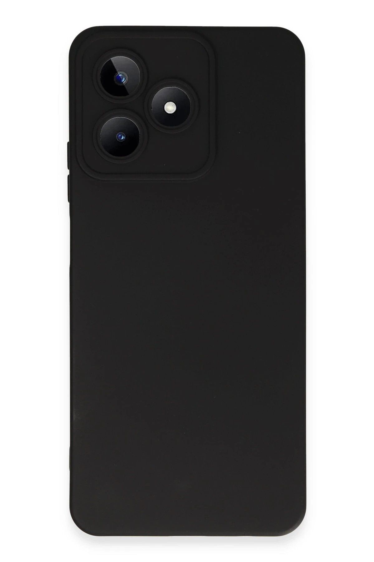 CepteToptan Newface Realme C53 Kılıf Nano içi Kadife Silikon - Siyah