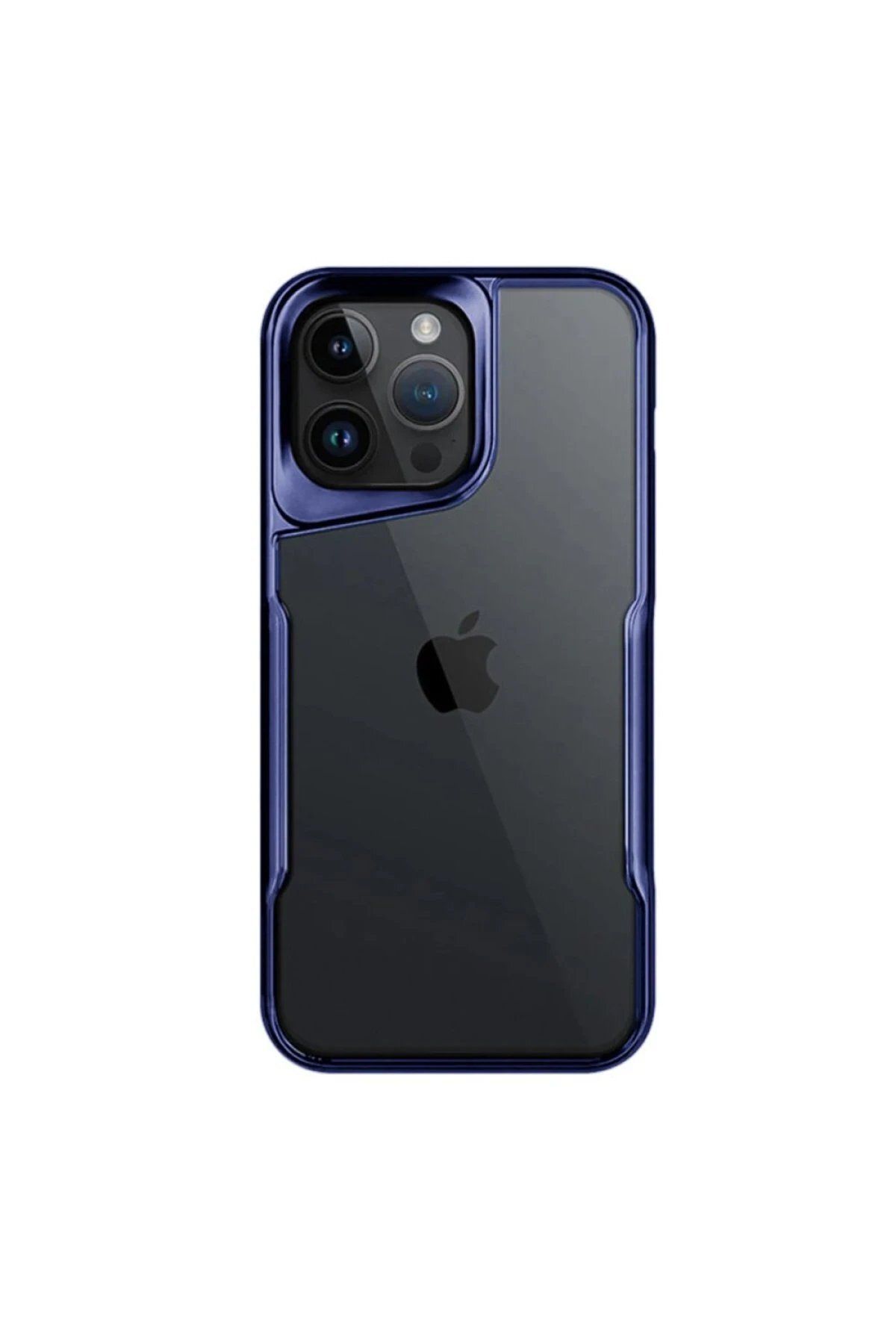 CepteToptan Newface iPhone 16 Pro Max Kılıf Boyi Silikon Kapak - Lacivert