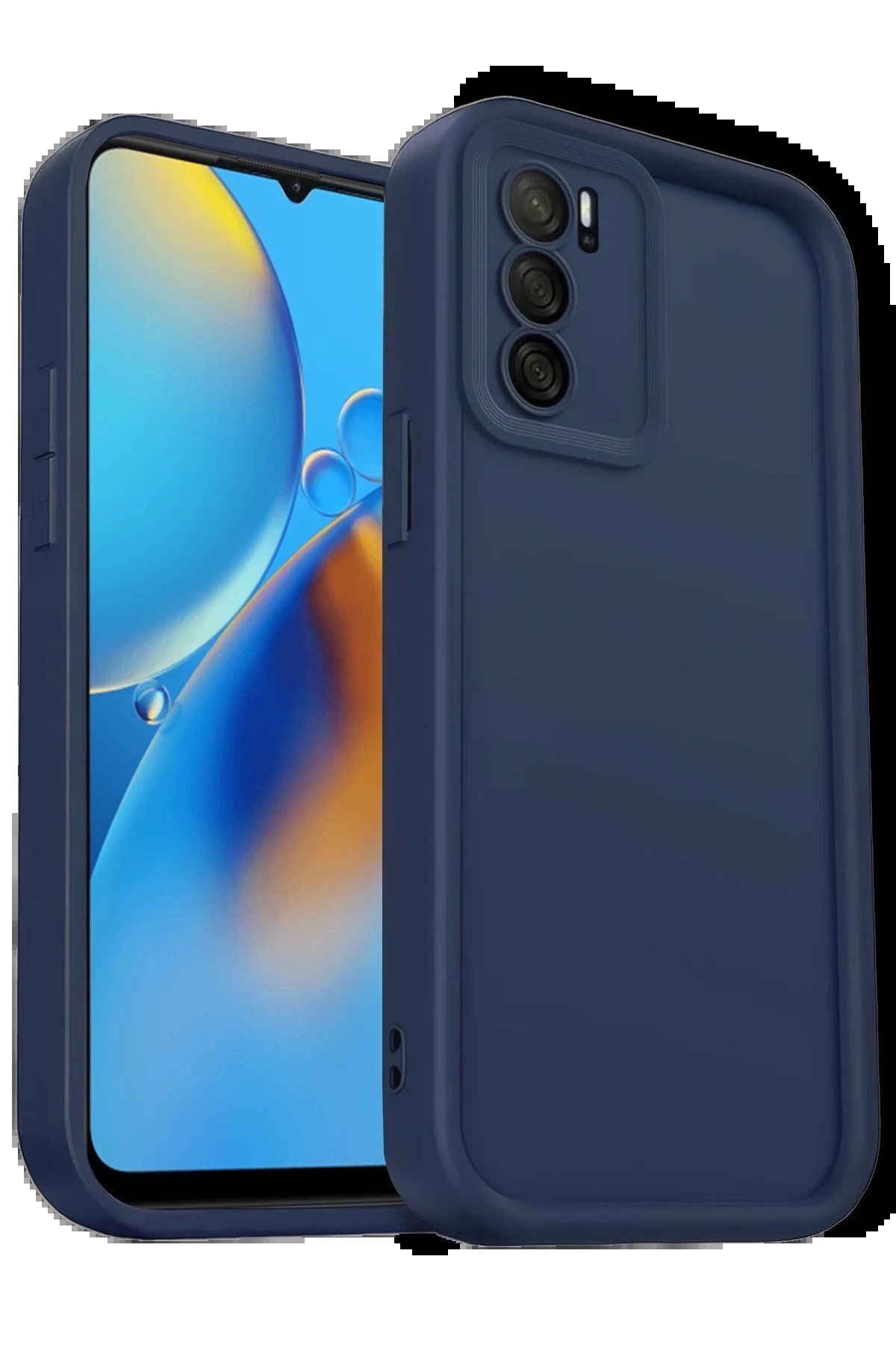 CepteToptan Newface Oppo A16 Kılıf Viera Silikon - Lacivert