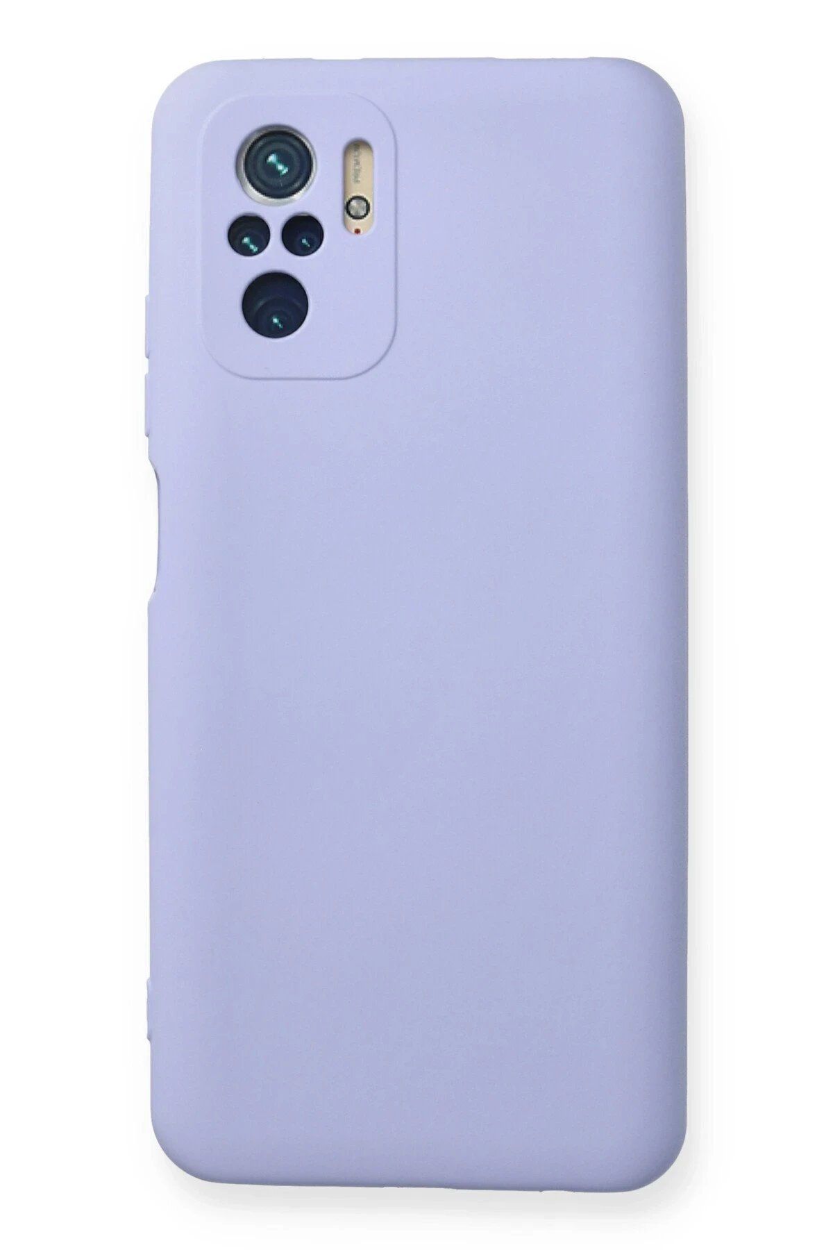 CepteToptan Newface Xiaomi Redmi Note 10 Kılıf Nano içi Kadife Silikon - Lila