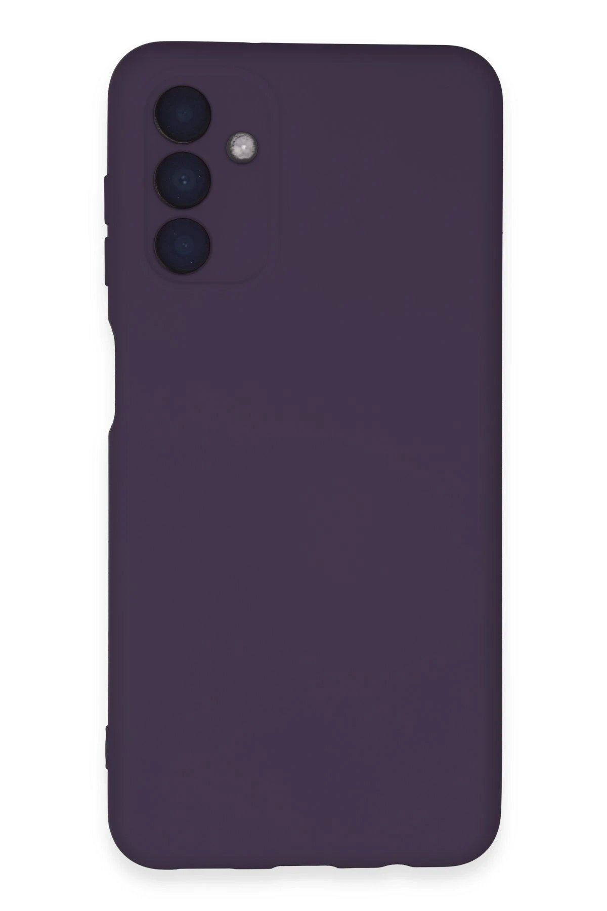 CepteToptan Newface Samsung Galaxy A24 4G Kılıf Nano içi Kadife Silikon - Mor