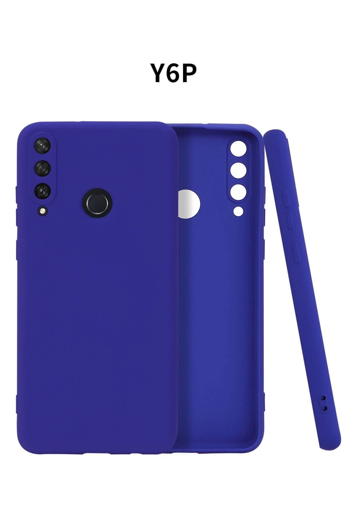 CepteToptan Newface Huawei Y6P Kılıf First Silikon - Lacivert