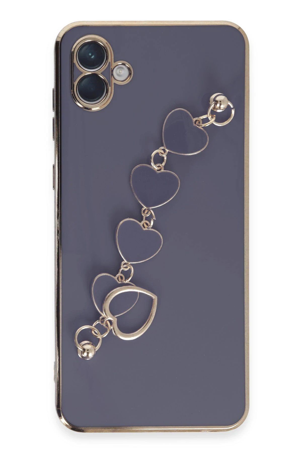 Toptan Bulurum Newface Samsung Galaxy A04 Kılıf Esila Silikon - Gri