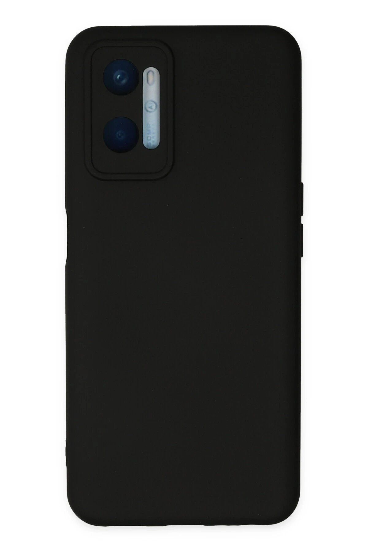 CepteToptan Newface Oppo A96 Kılıf Nano içi Kadife Silikon - Siyah