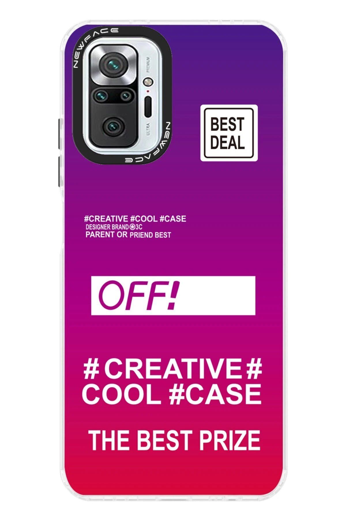 CepteToptan Newface Xiaomi Redmi Note 10 Pro Kılıf Estoril Desenli Kapak - Estoril - 9