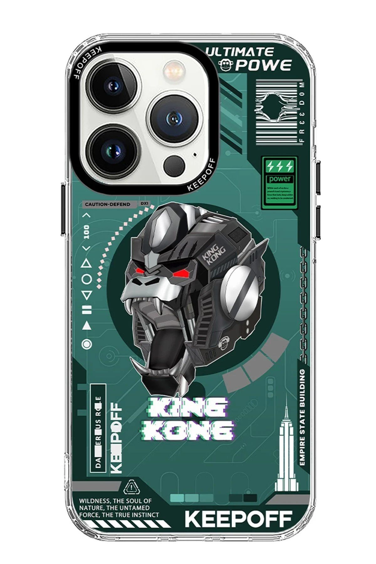 Keep Off iPhone 15 Pro DNA Magsafe Kapak - King Kong