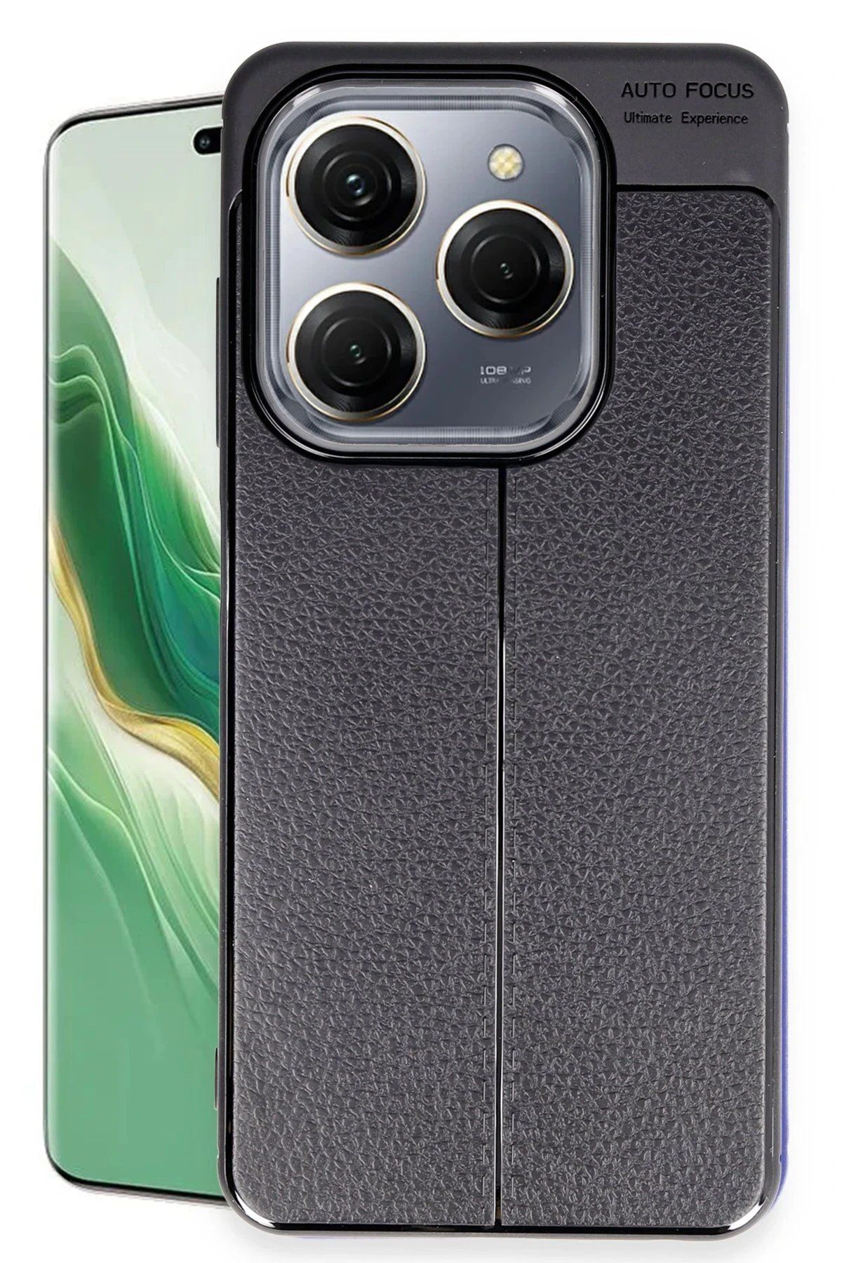 CepteToptan Newface Tecno Spark 20 Pro Kılıf Auto Focus Kapak - Siyah