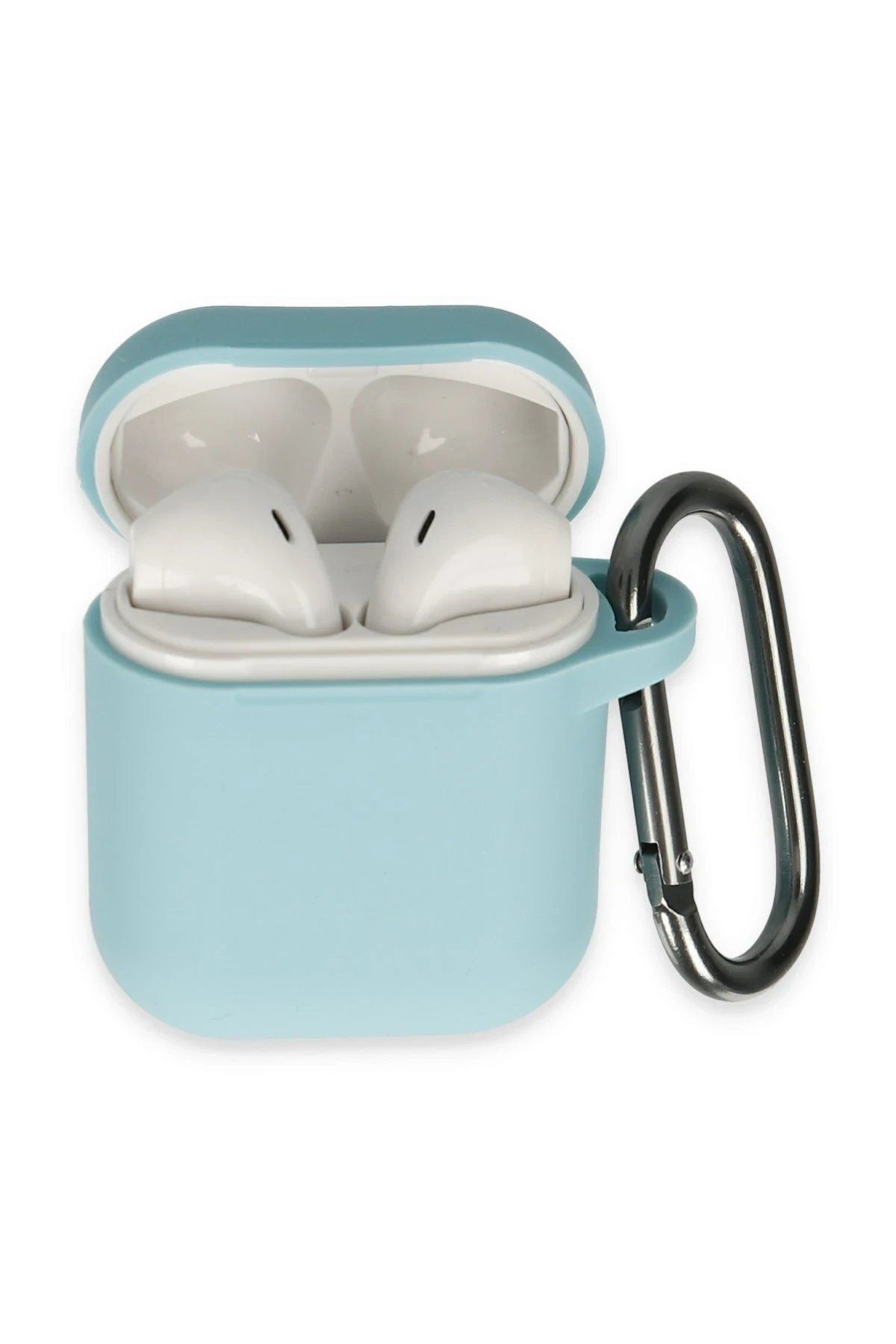 CepteToptan Newface Airpods 2 (2.nesil) Hang Kılıf - Turkuaz