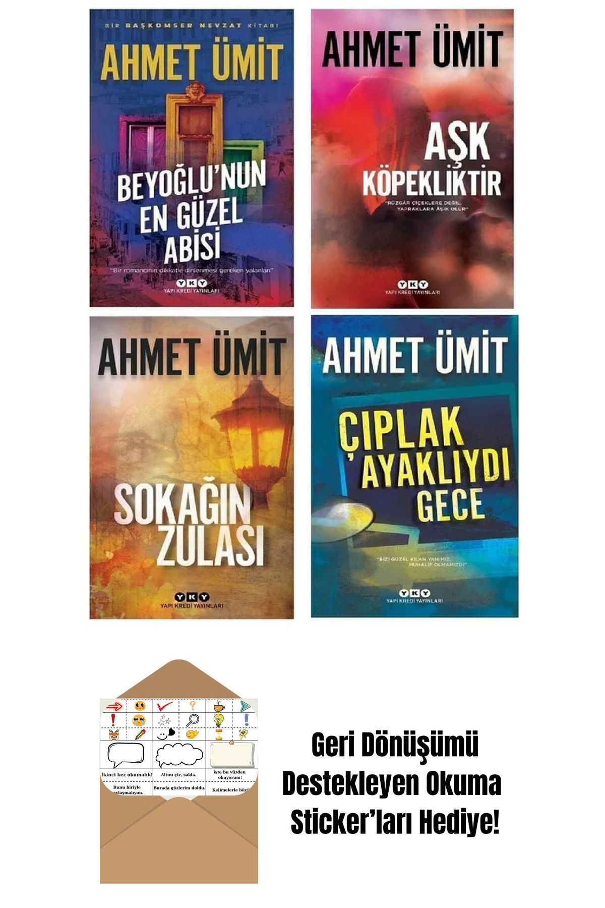 Yapı Kredi Yayınları (Magda Szabó) Set 4 Kitap + Okuma Sticker'ları