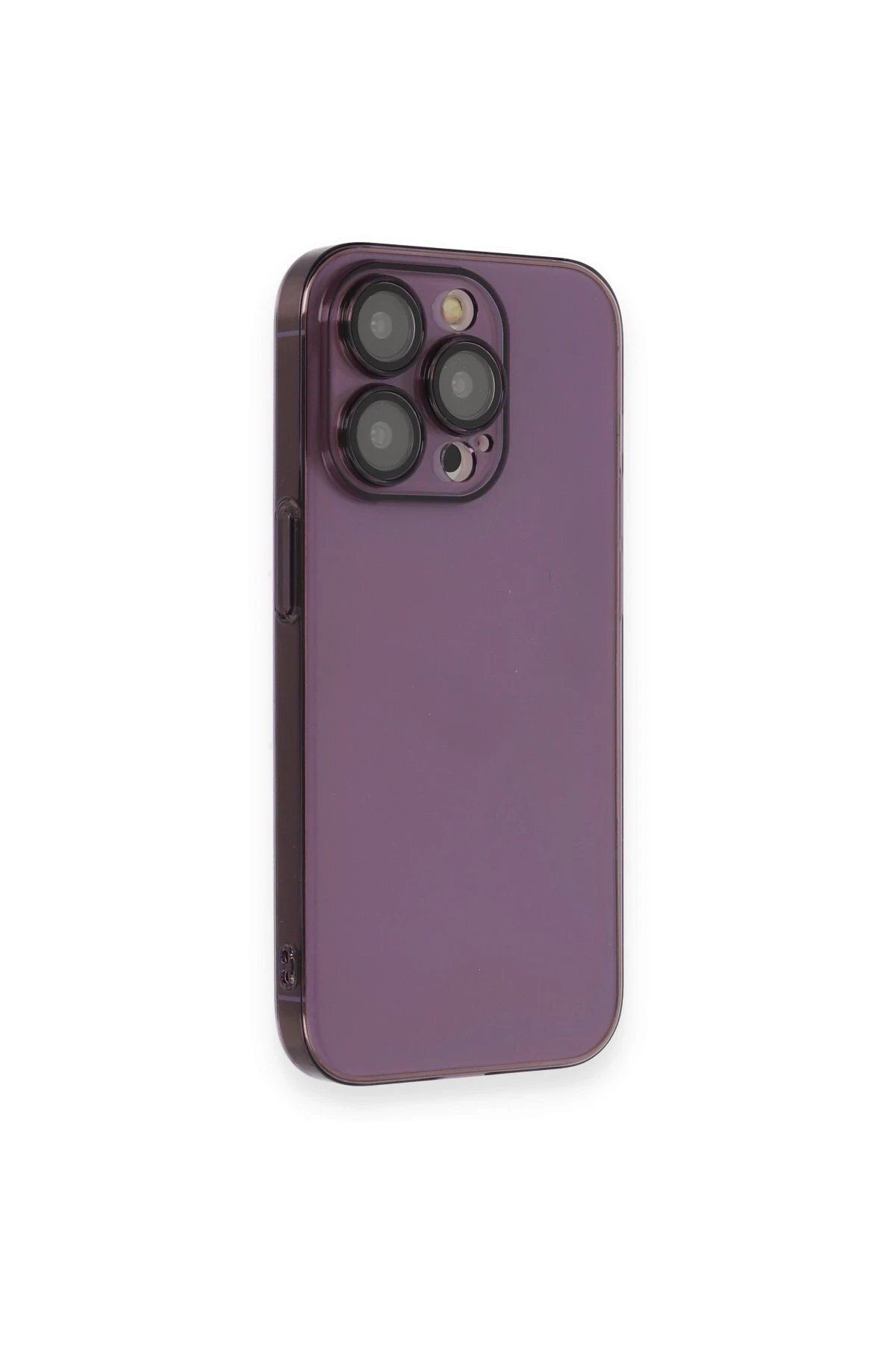 CepteToptan Newface iPhone 13 Pro Kılıf Armada Lensli Kapak - Derin Mor