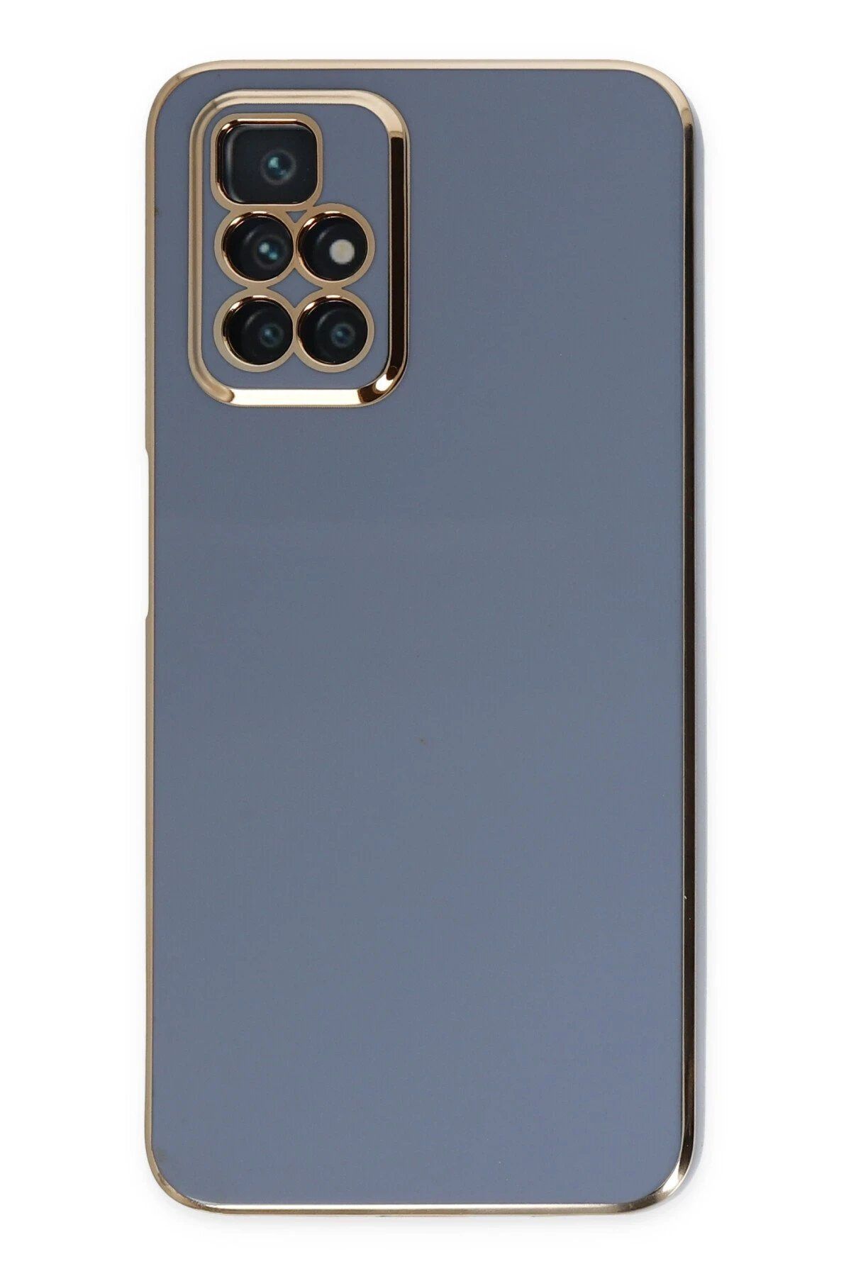CepteToptan Newface Xiaomi Redmi 10 2022 Kılıf Volet Silikon - Mavi