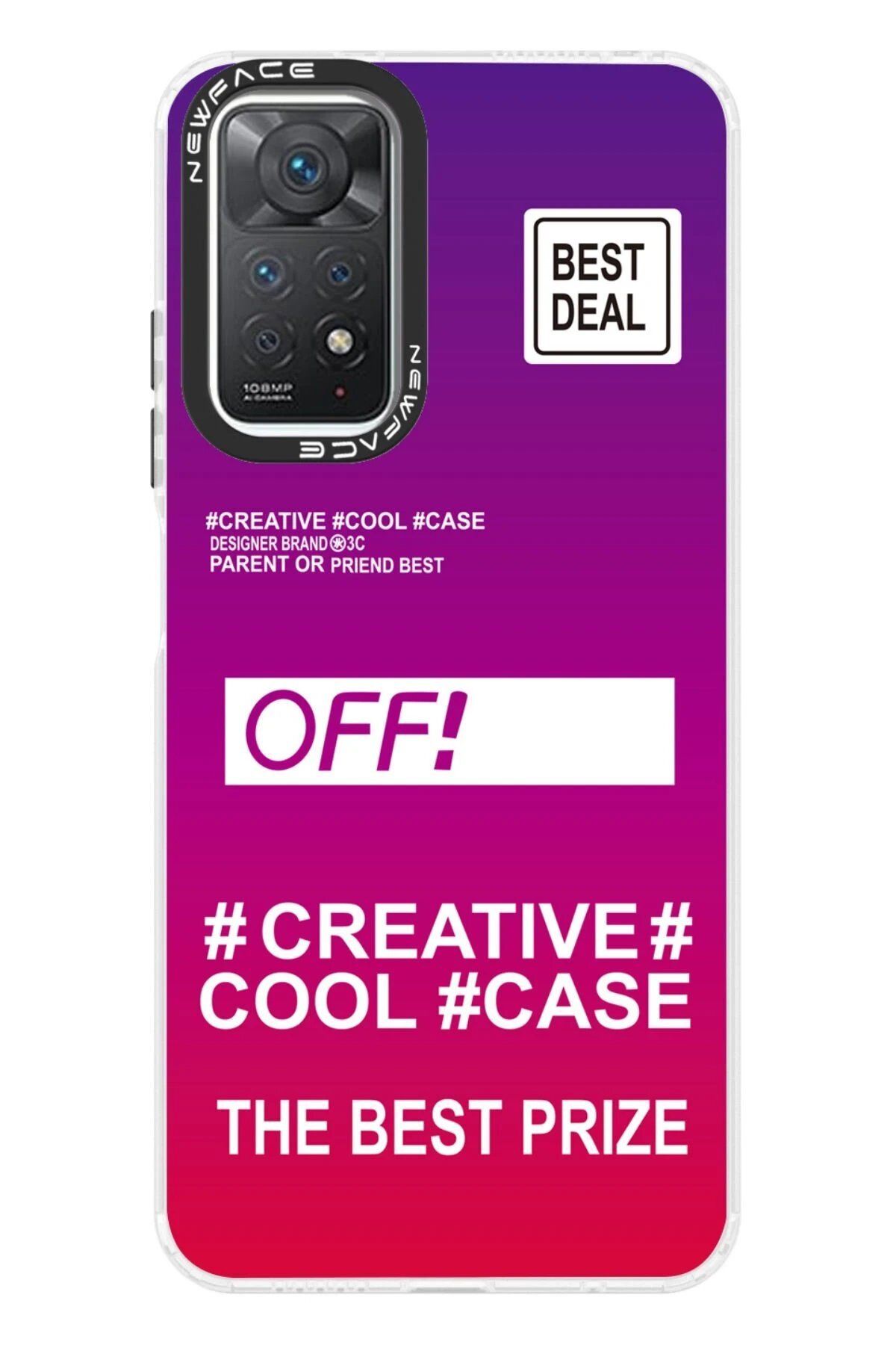CepteToptan Newface Xiaomi Redmi Note 11 Pro Kılıf Estoril Desenli Kapak - Estoril - 9