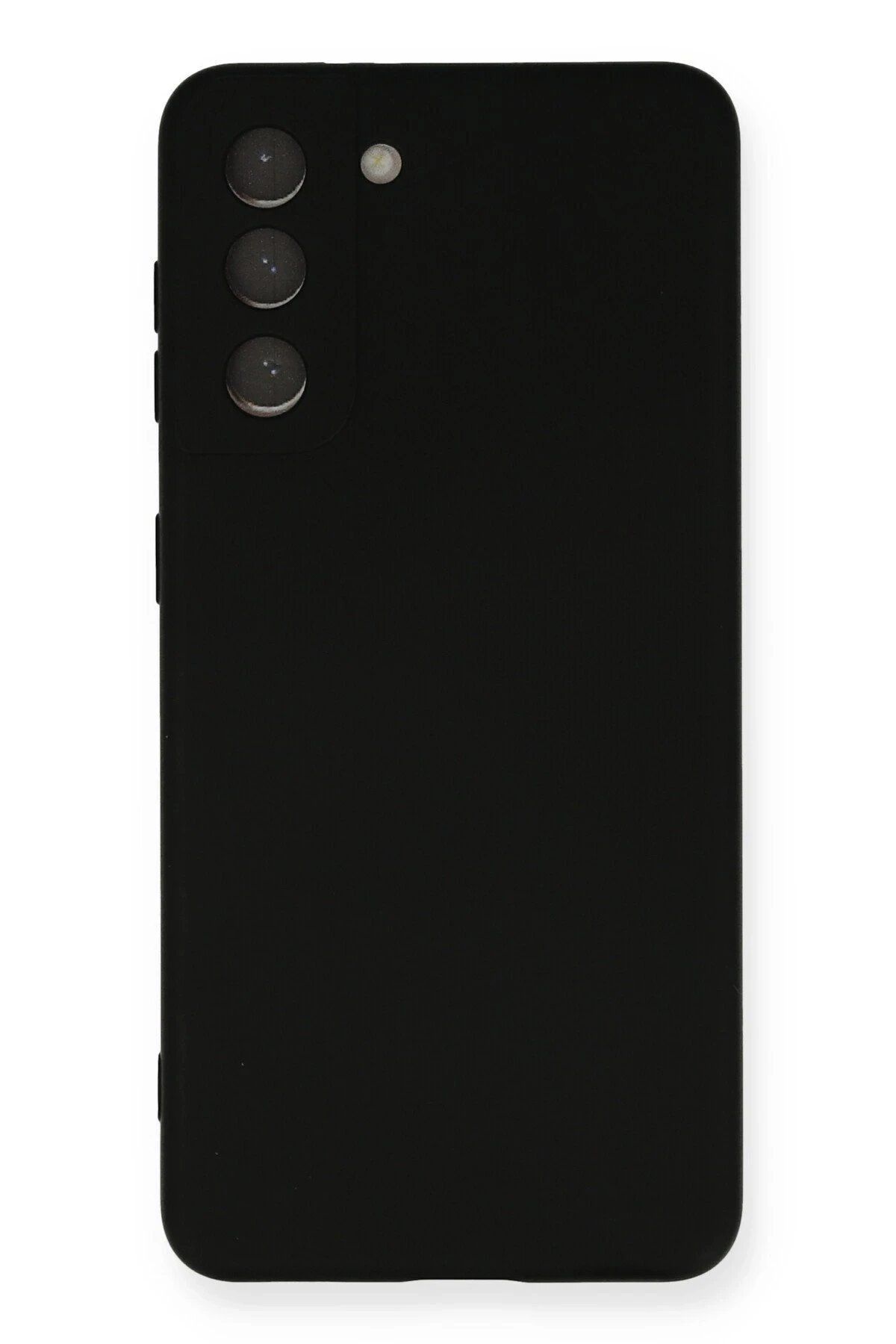 CepteToptan Newface Samsung Galaxy S21 FE Kılıf Nano içi Kadife Silikon - Siyah