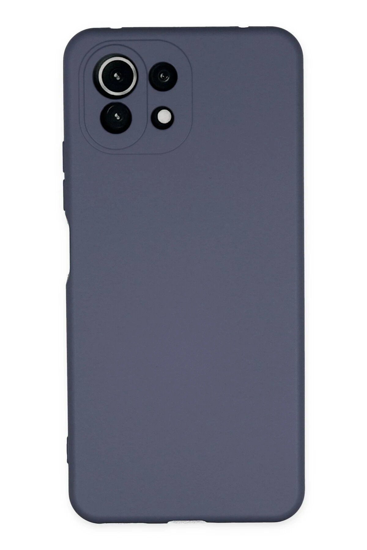 CepteToptan Newface Xiaomi Mİ 11 Lite Kılıf Nano içi Kadife Silikon - Gri