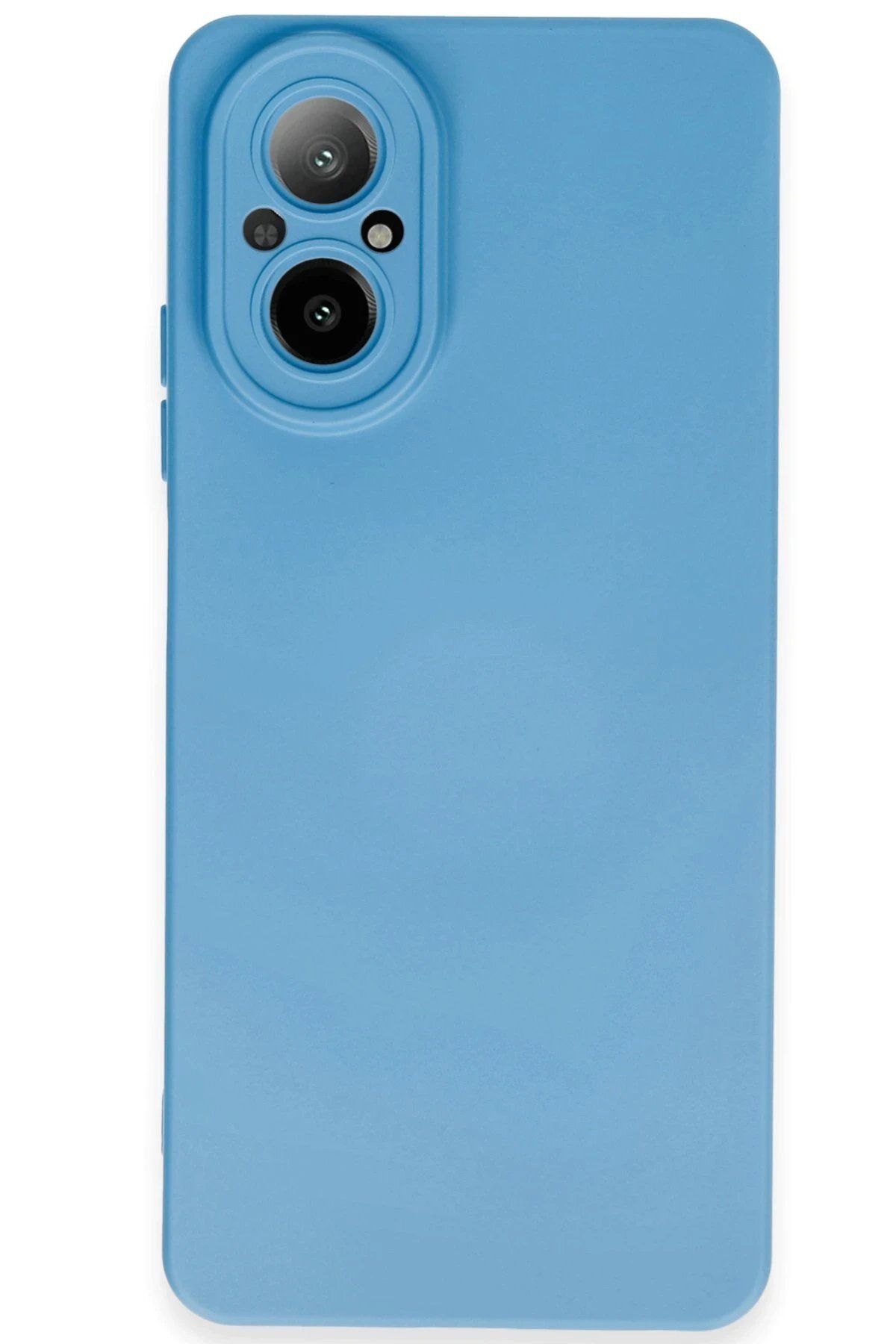 CepteToptan Newface Realme 12 Lite Kılıf Nano içi Kadife Silikon - Mavi