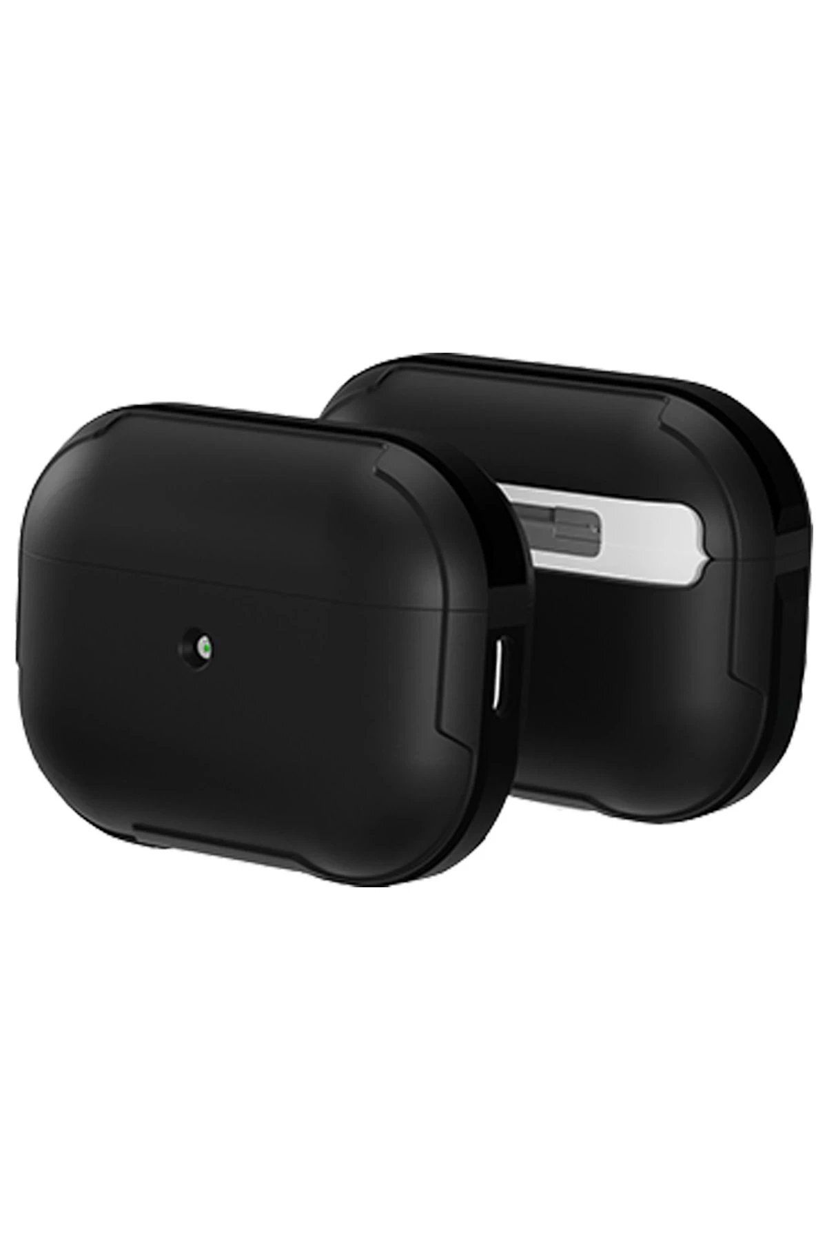 CepteToptan Movenchy Airpods 3 (3.nesil) MO-A8 Armor Kılıf - Siyah