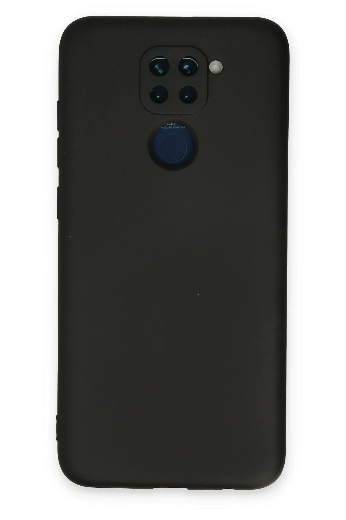 CepteToptan Newface Xiaomi Redmi Note 9 Kılıf Nano içi Kadife Silikon - Siyah