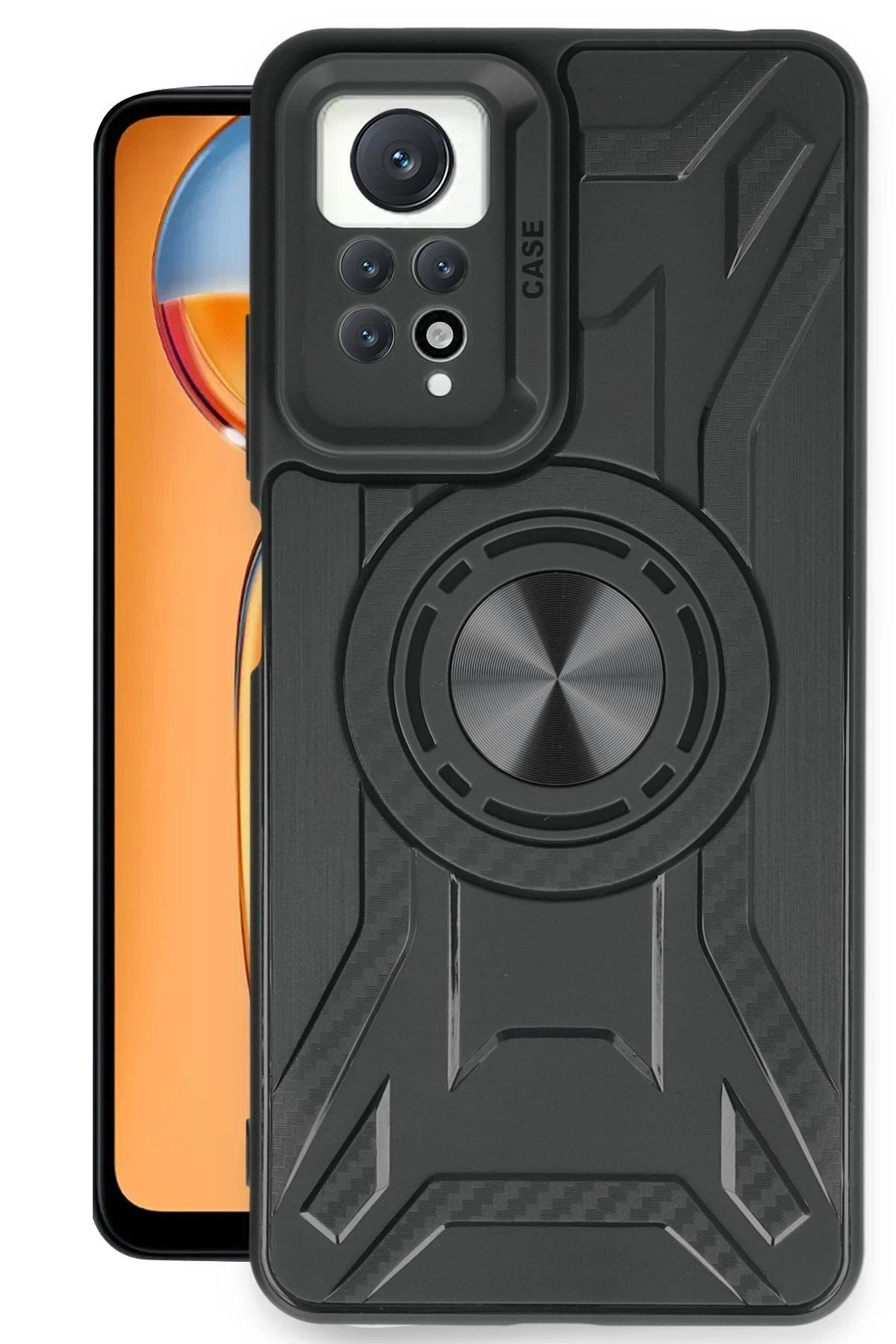 CepteToptan Newface Xiaomi Redmi Note 12 Pro 4G Kılıf Lincoln Silikon - Siyah
