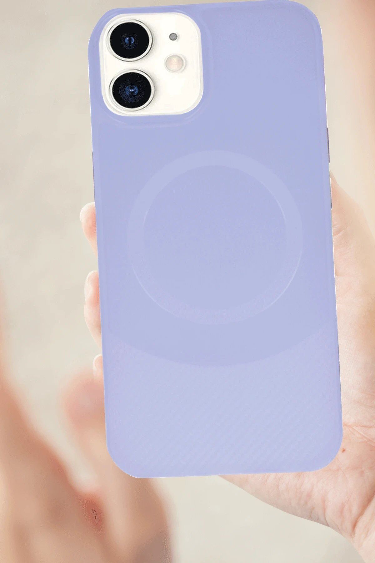 CepteToptan Newface iPhone 11 Kılıf Maya Karbon Kapak - Bordo